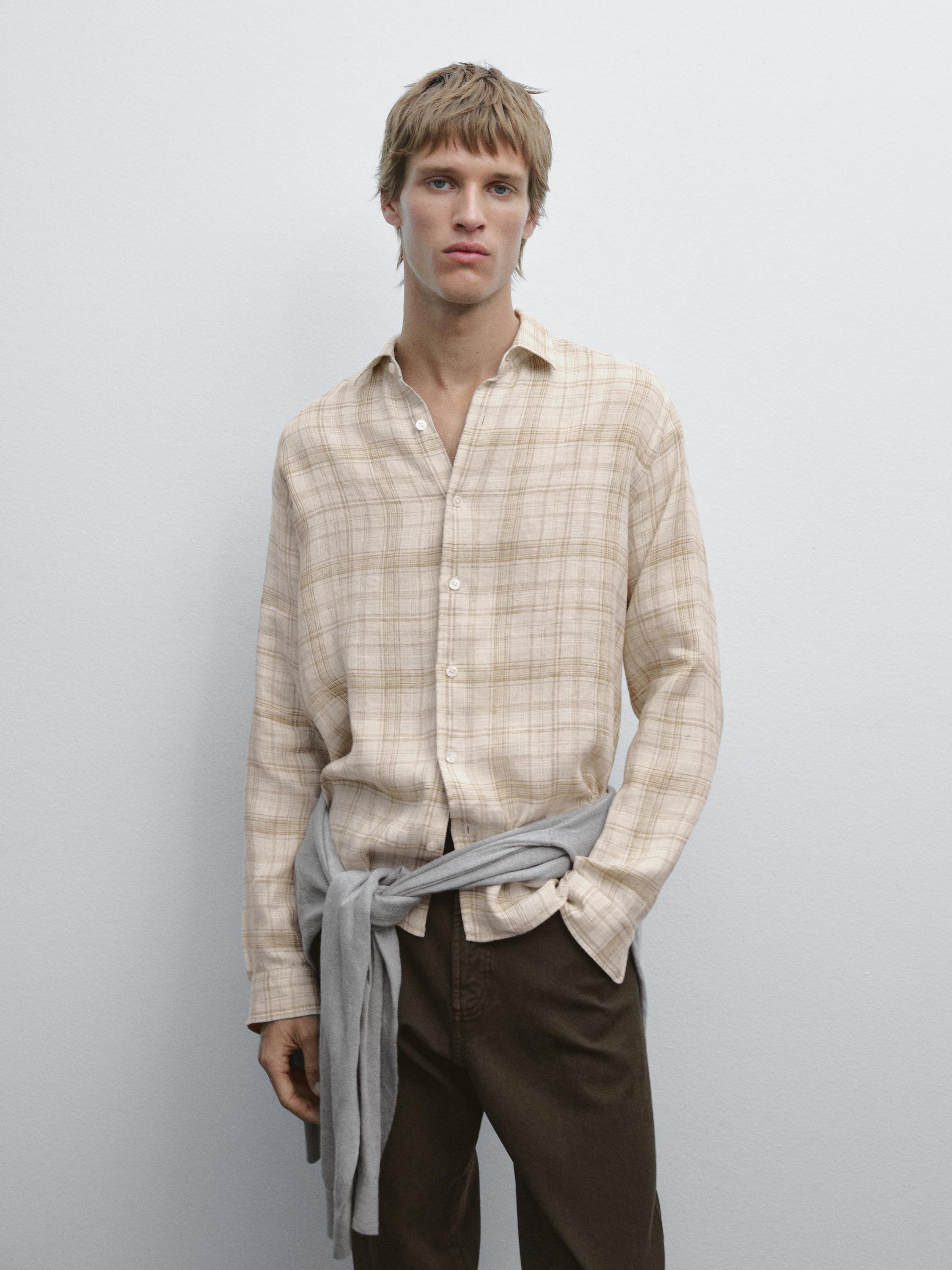 Chemise à carreaux regular fit
