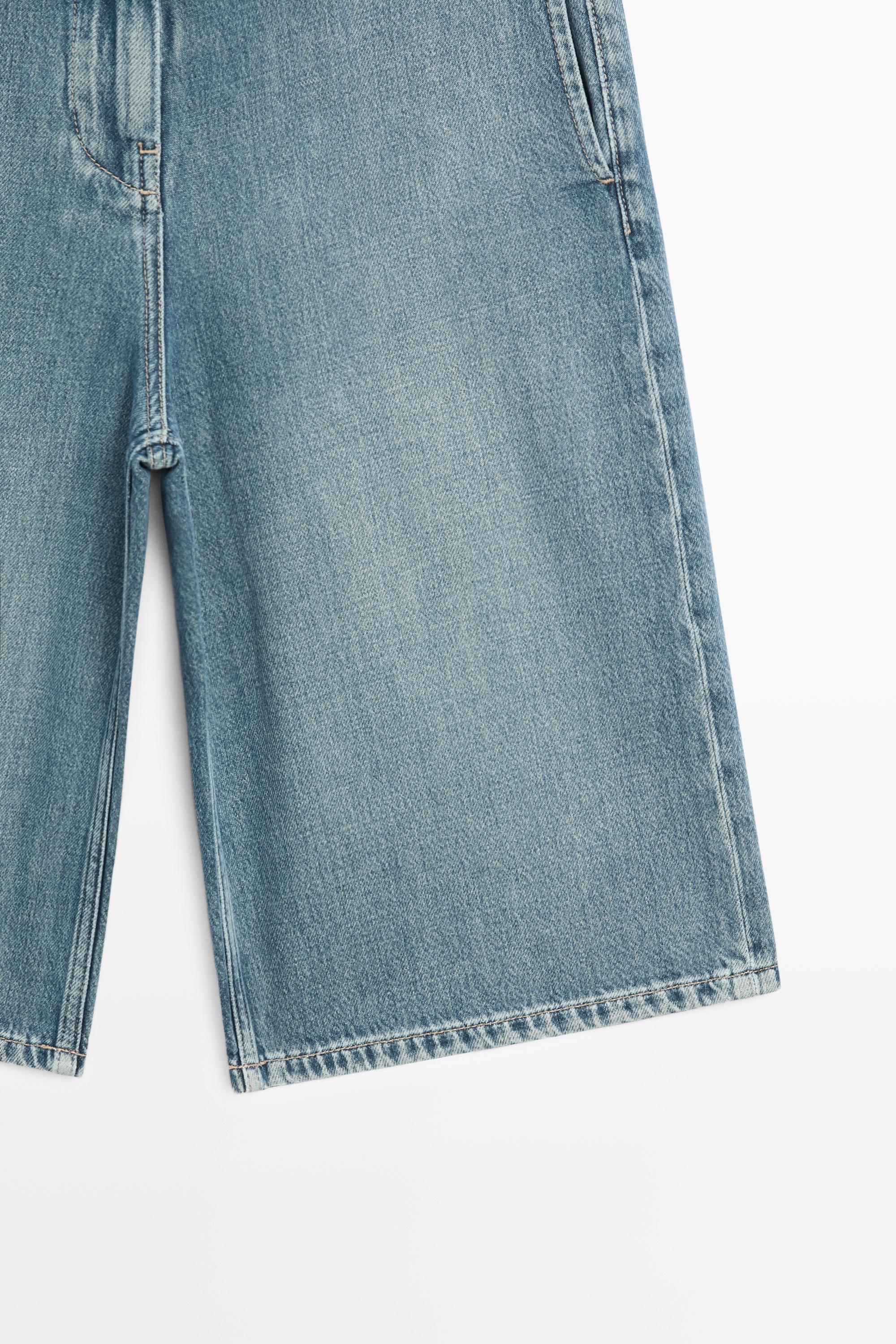 Long denim Bermuda shorts — MEDIUM BLUE