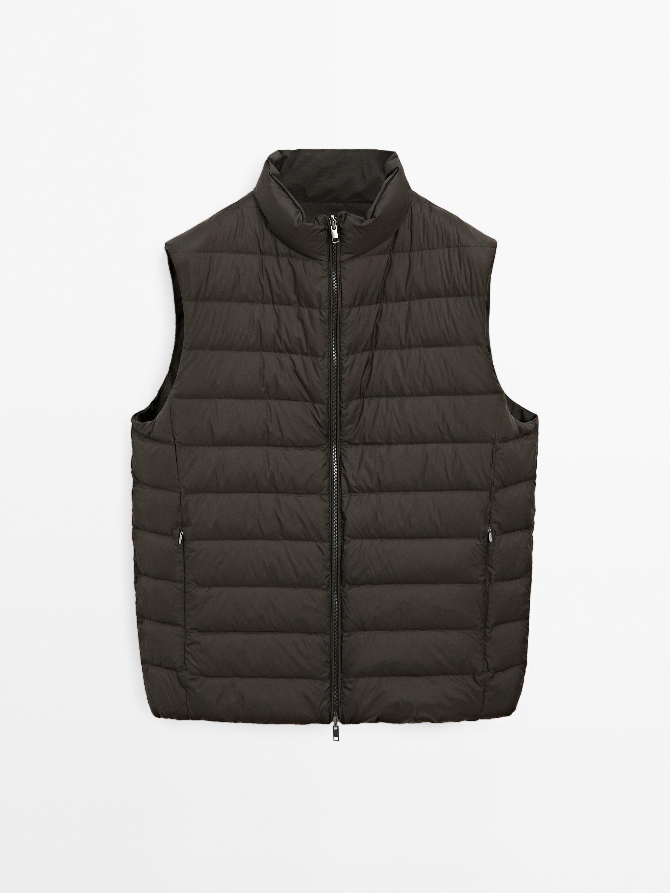 Water-repellent reversible gilet