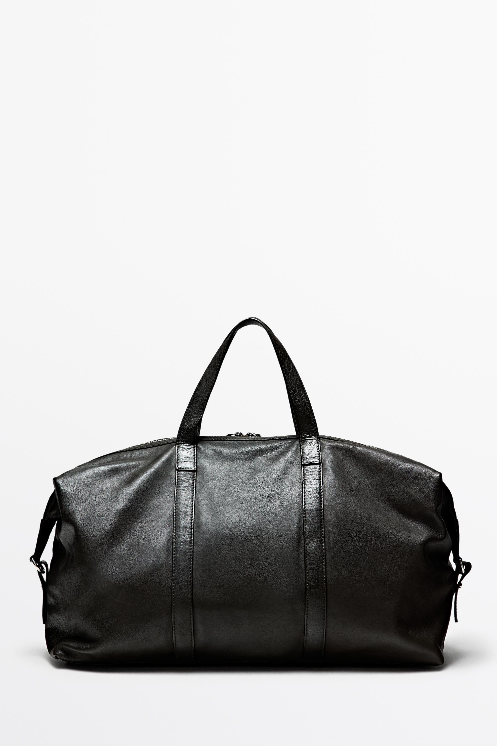 Sac sport en cuir nappa