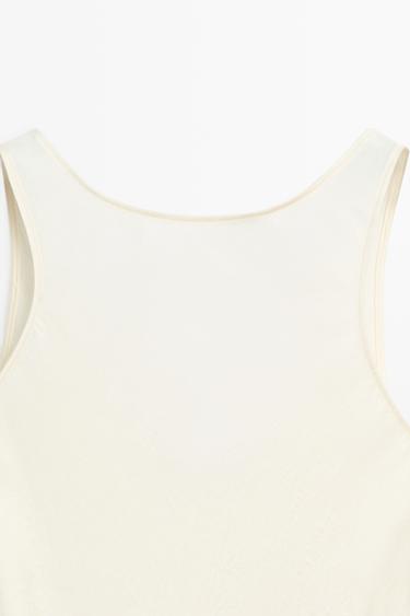 Satin midi dress — SAND BROWN 4