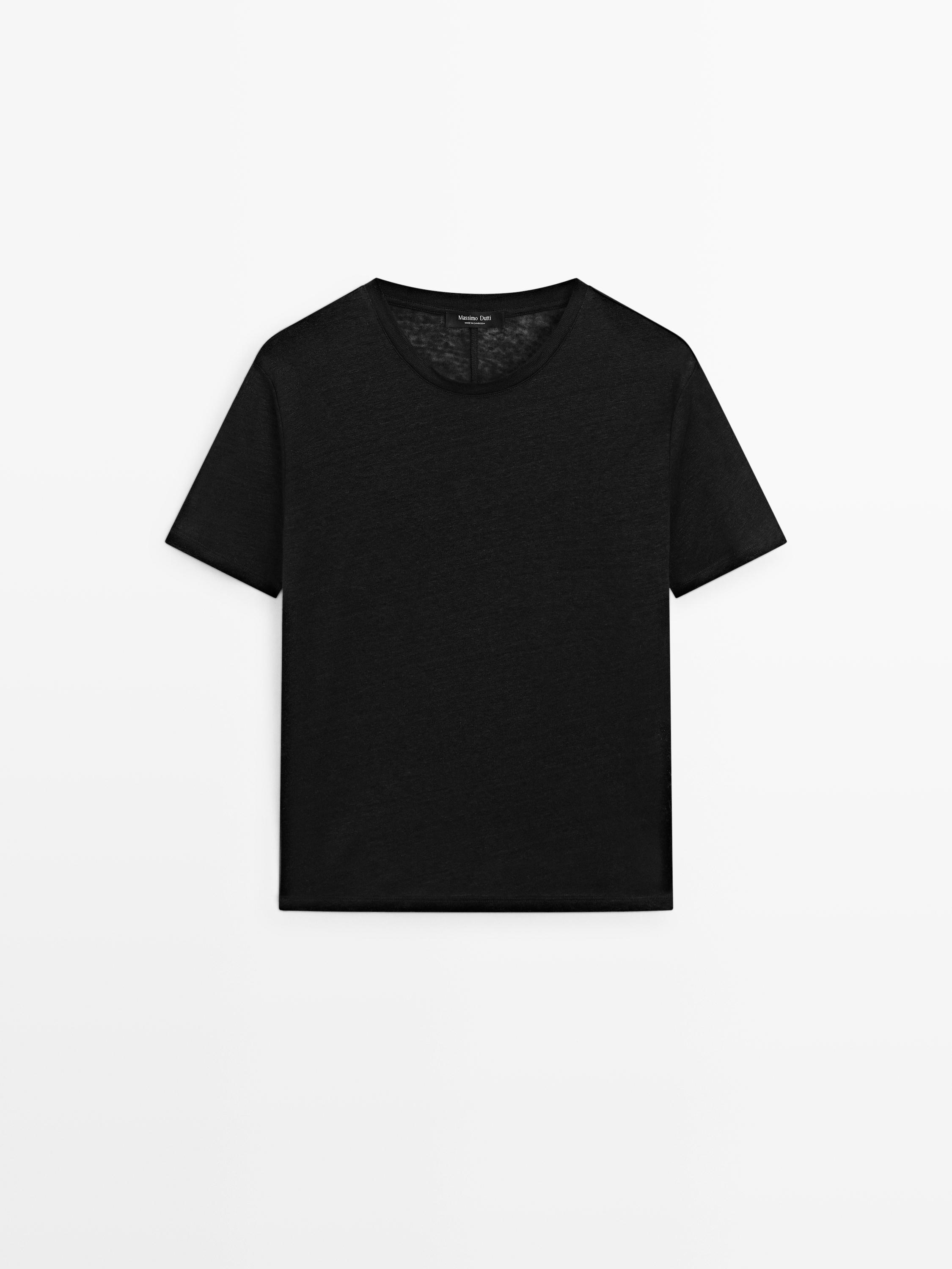 Linen short sleeve T-shirt