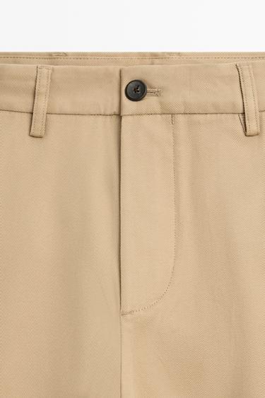 Cotton blend straight-leg pants — OCHRE 9