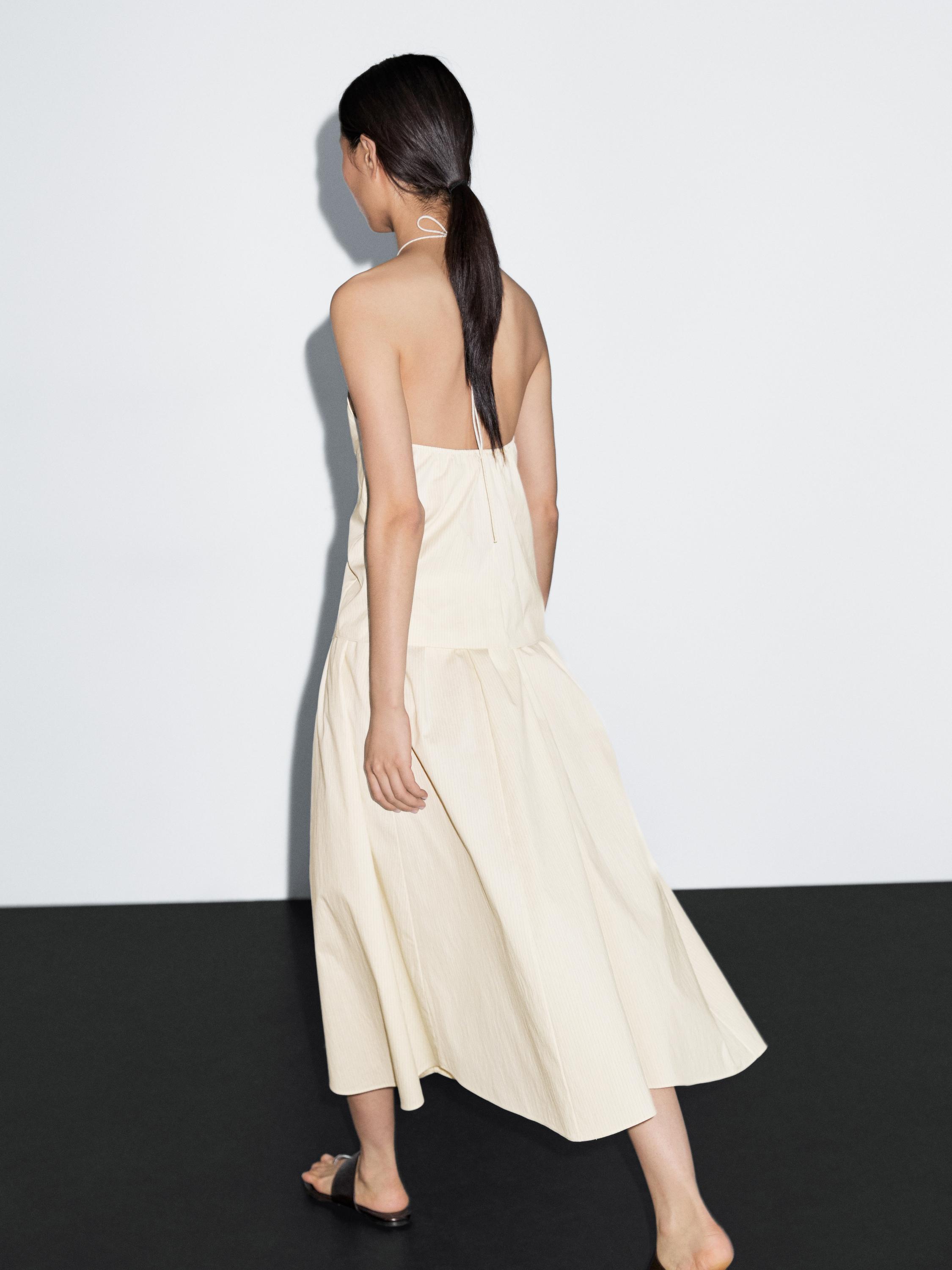 【Massimo Dutti】Stripe print flared midi skirt Stripe print flared midi skirt · Cream · Sunglasses