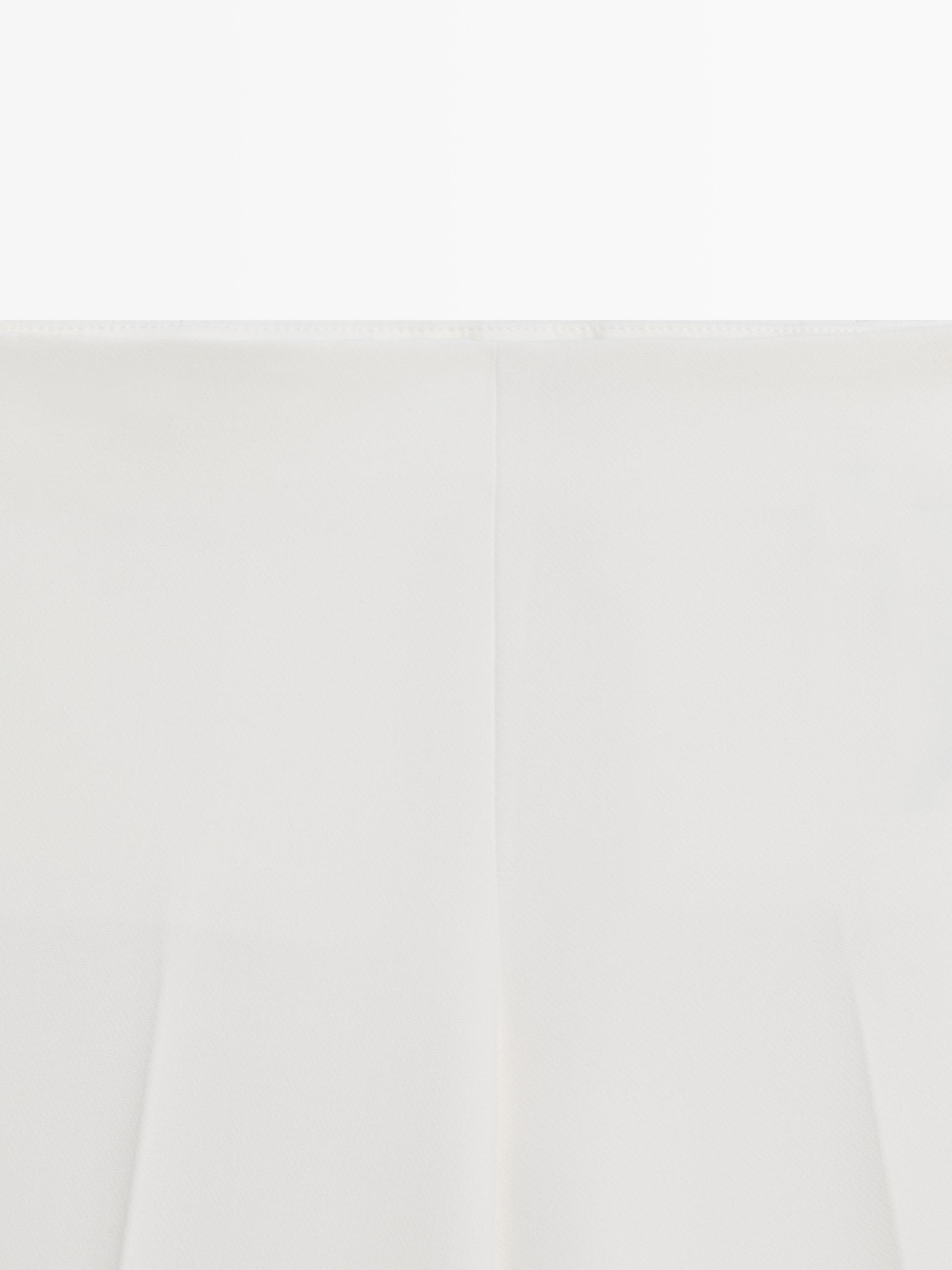 Wide-leg voluminous trousers — CREAM