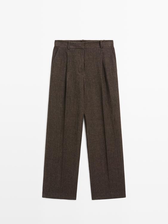 Melanj keten pensli total look pantolon