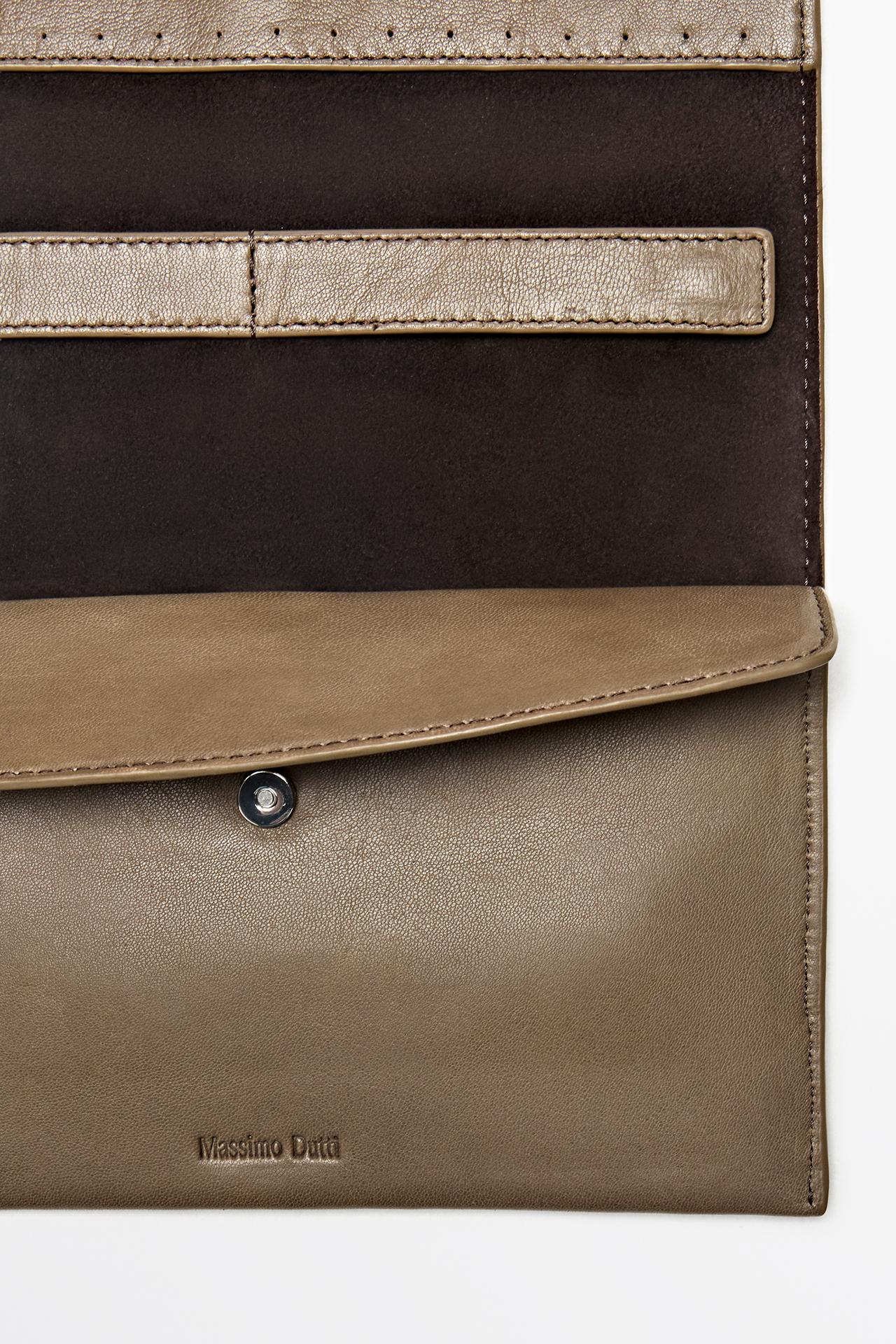 Nappa leather jewelry case — MOLE BROWN