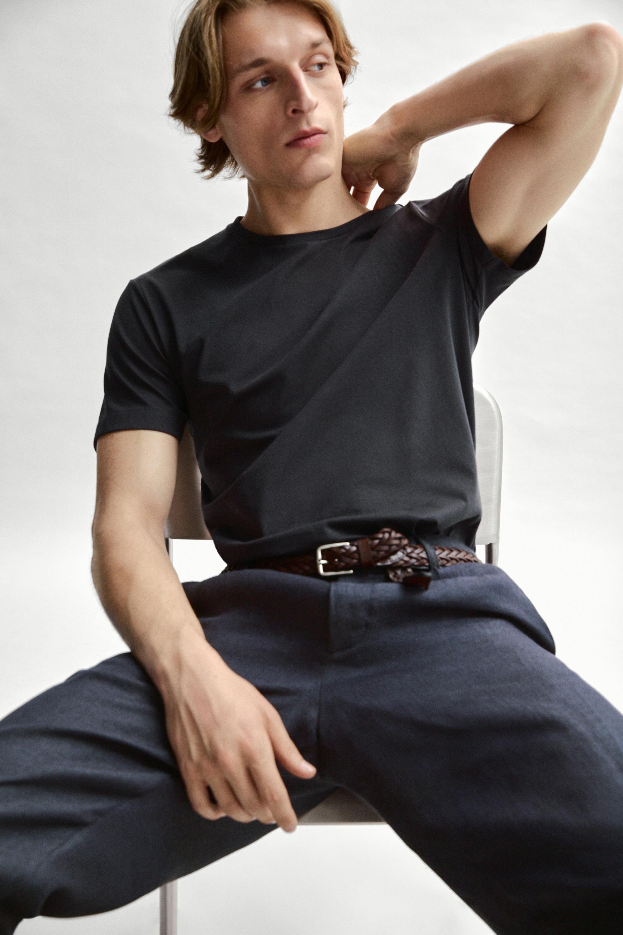 100% cotton short-sleeve T-shirt — LEAD