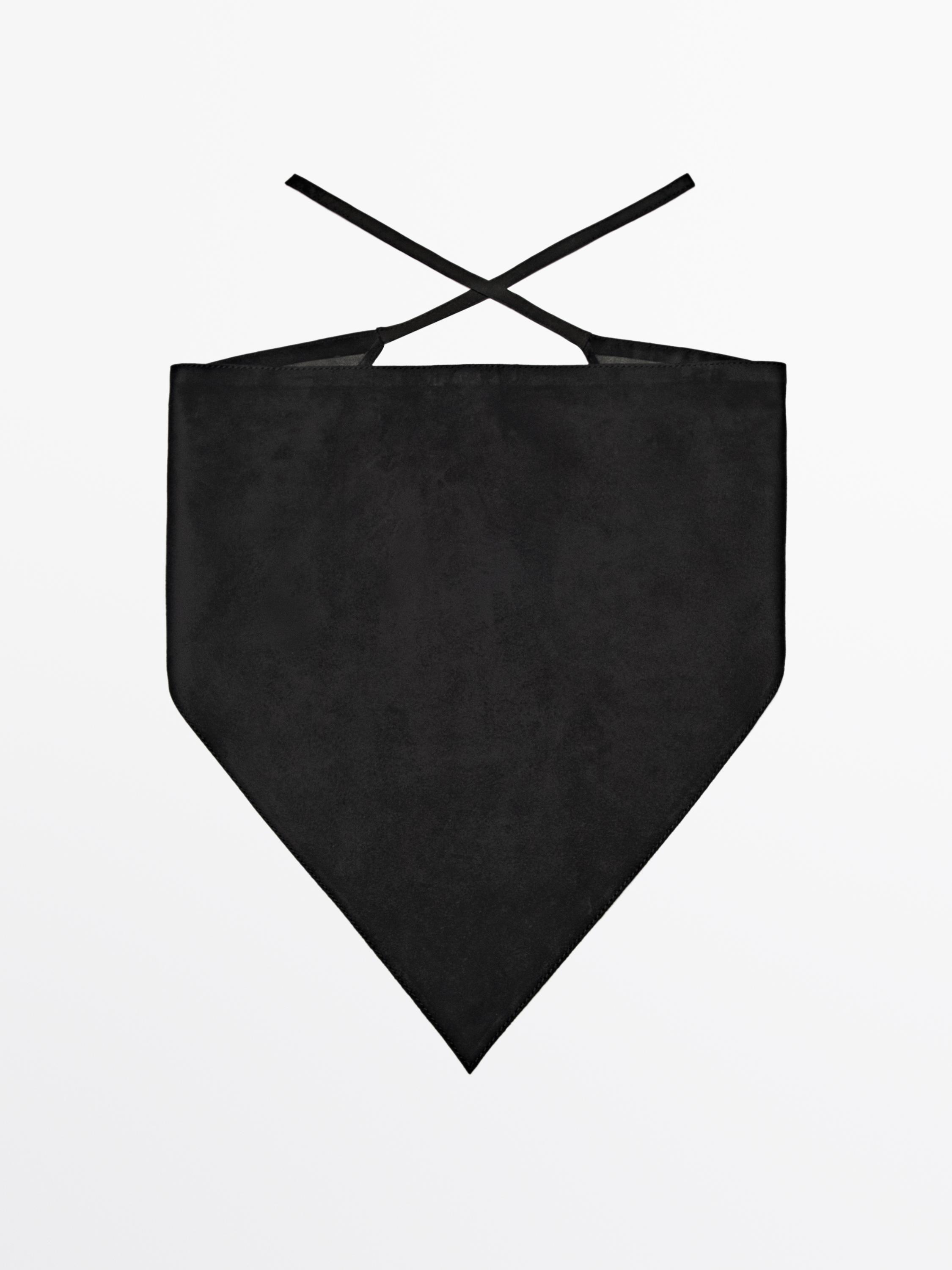 Suede leather bandana