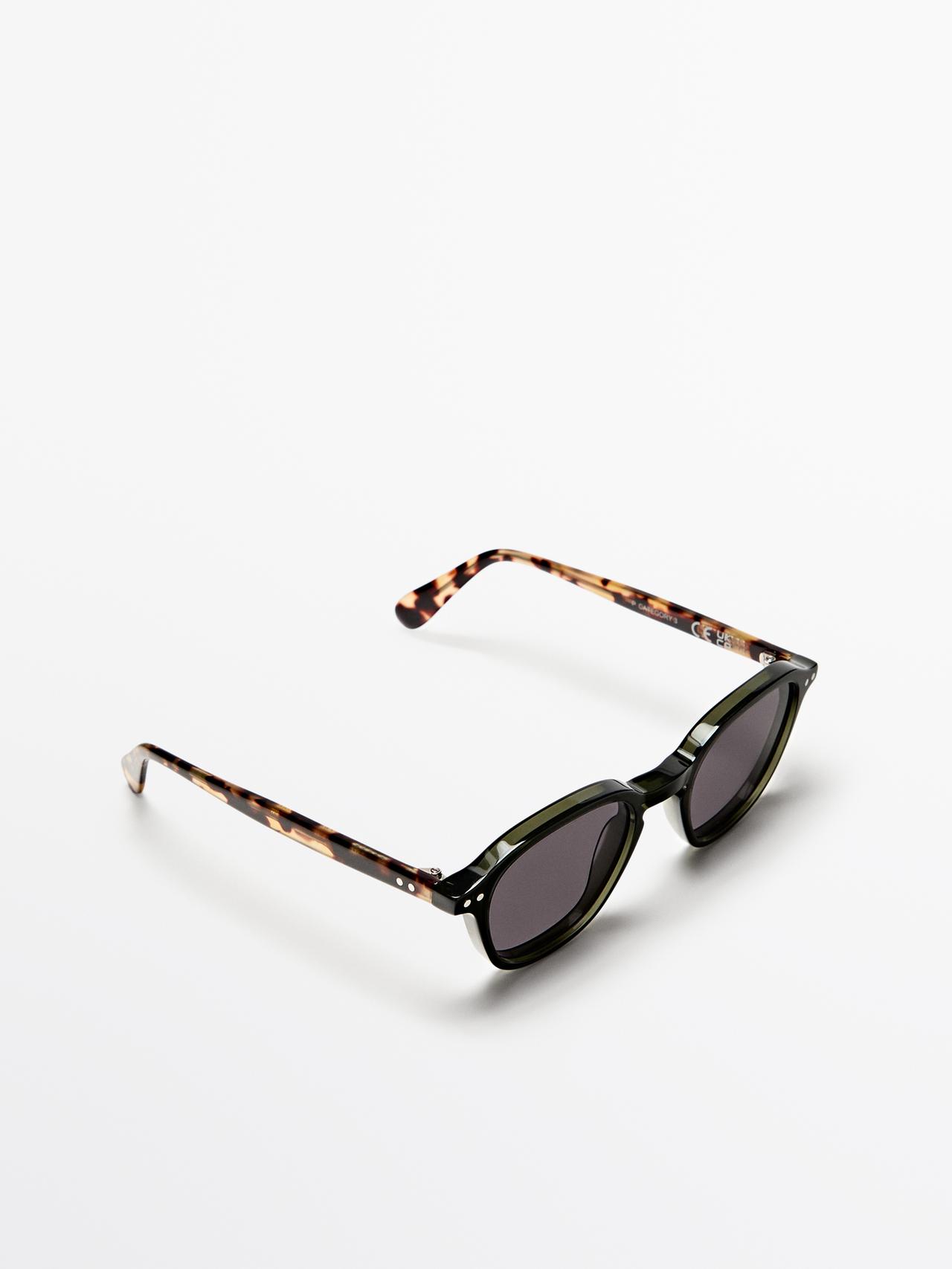 Round sunglasses — GREEN