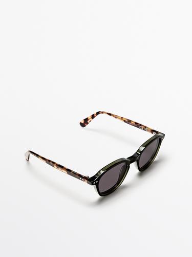 Round sunglasses — GREEN 2