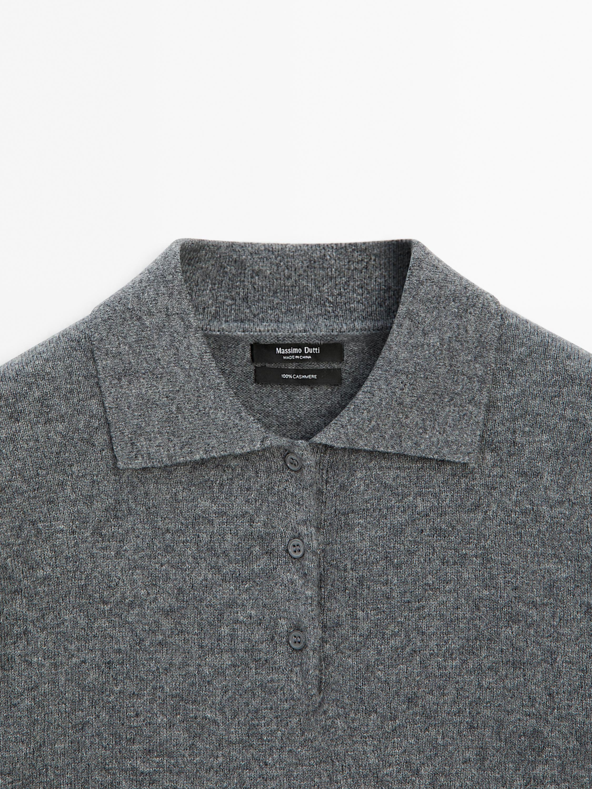 100% cashmere knit short sleeve sweater
