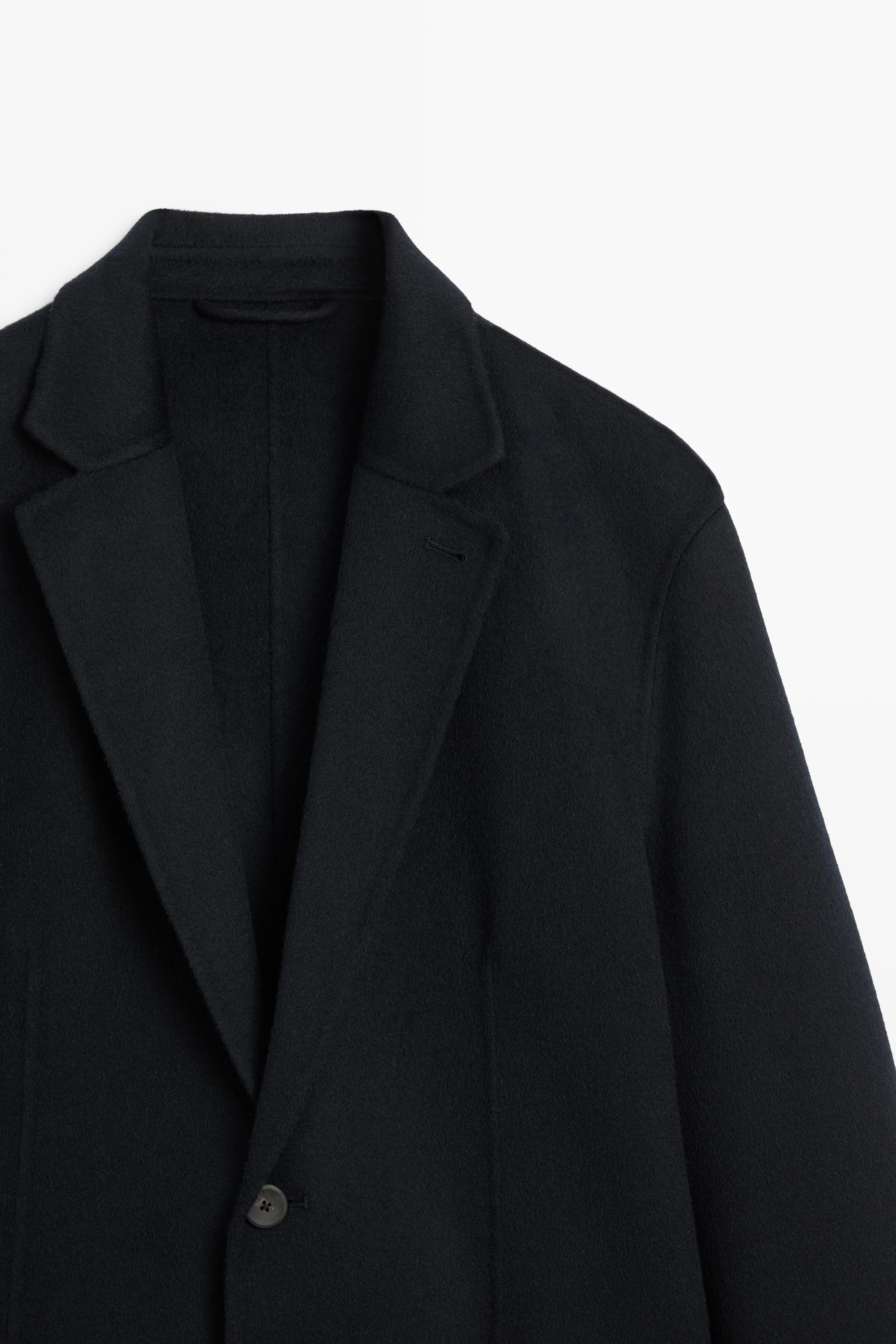 Double-faced wool blend blazer — DEEP BLUE