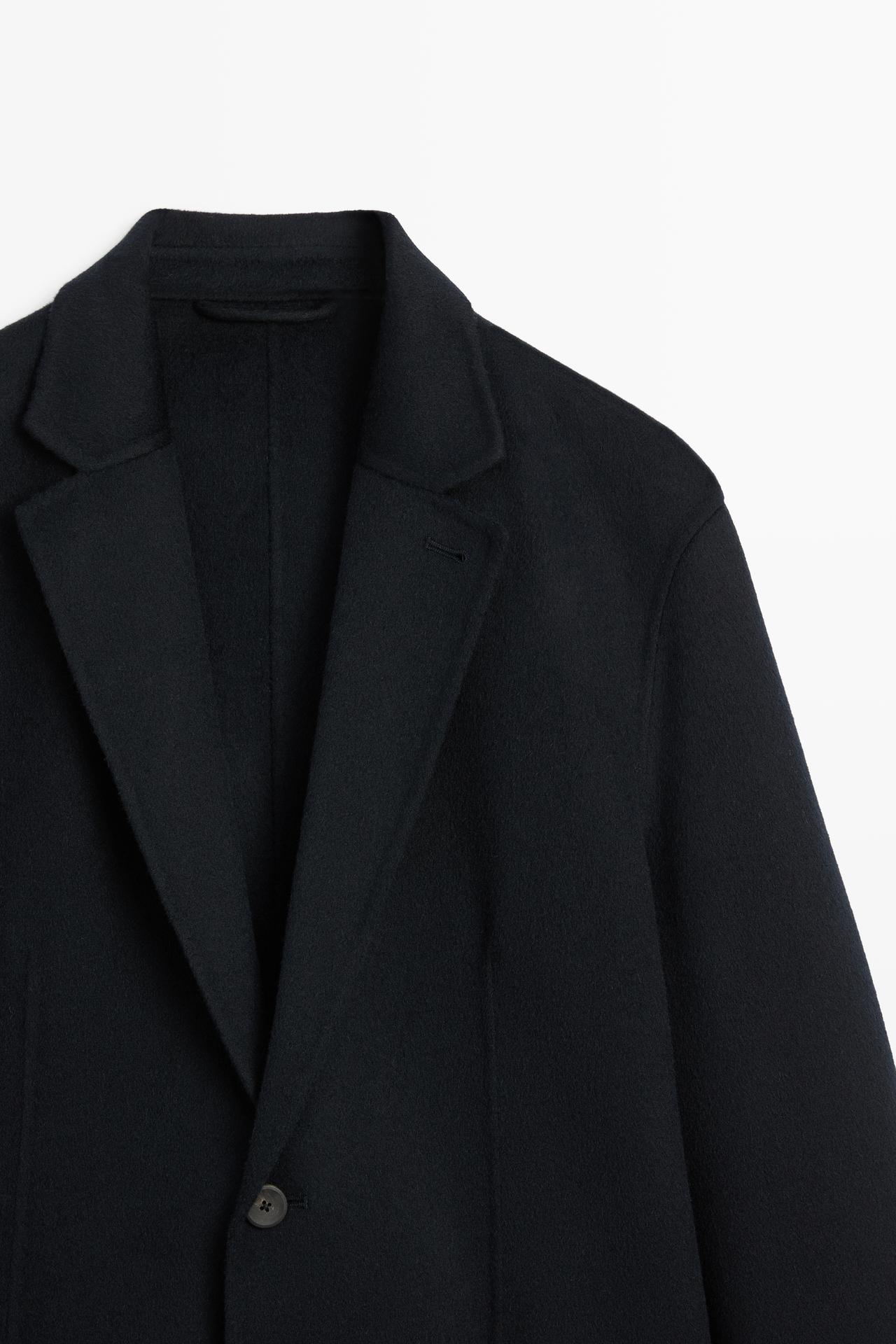 Double-faced wool blend blazer — DEEP BLUE