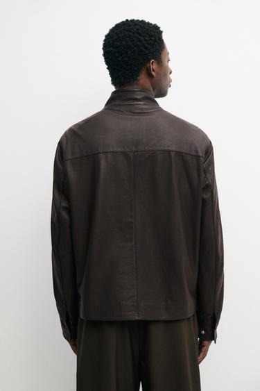 Nappa leather jacket — BROWN 5
