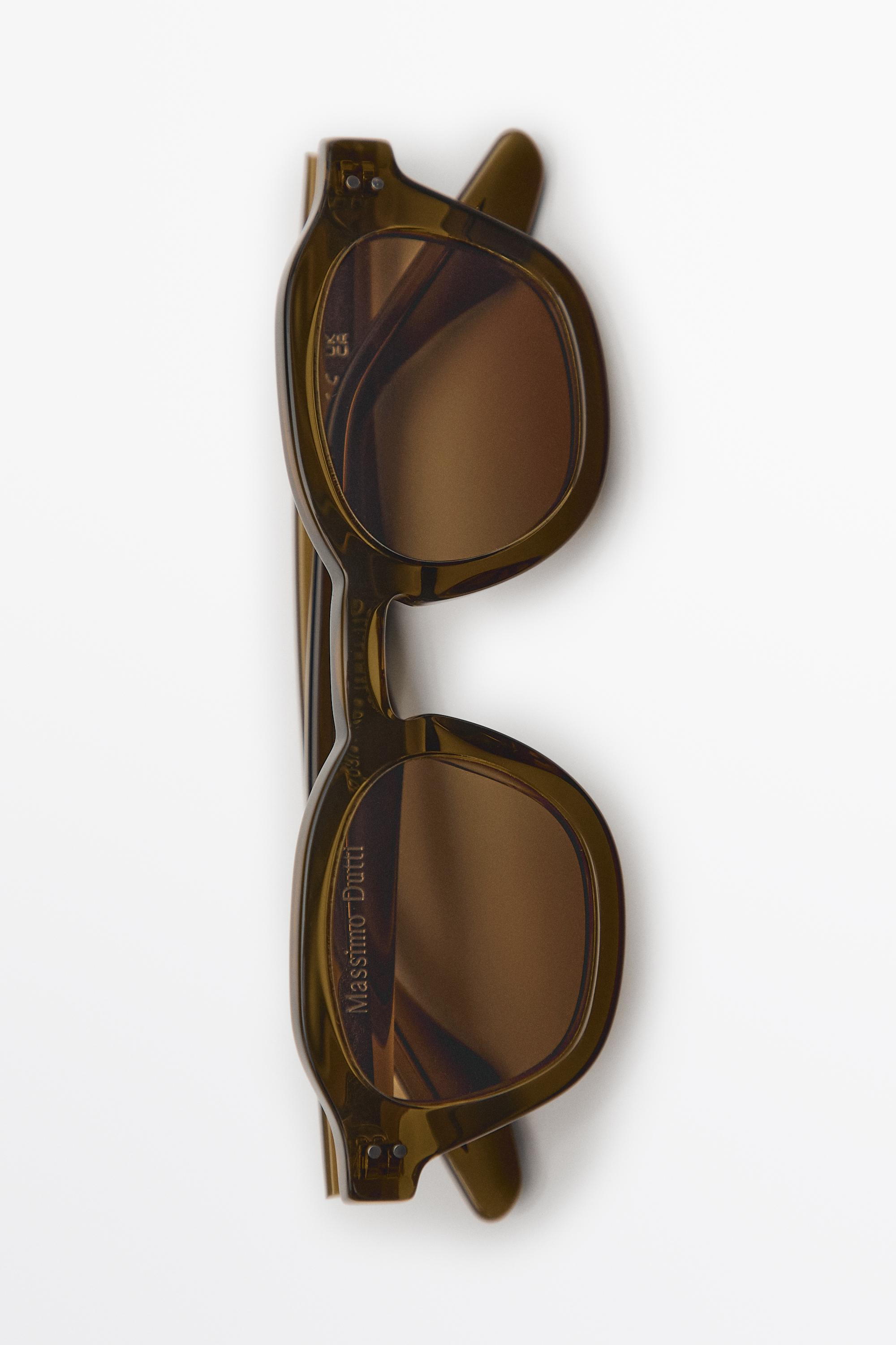 Round sunglasses — ORANGE