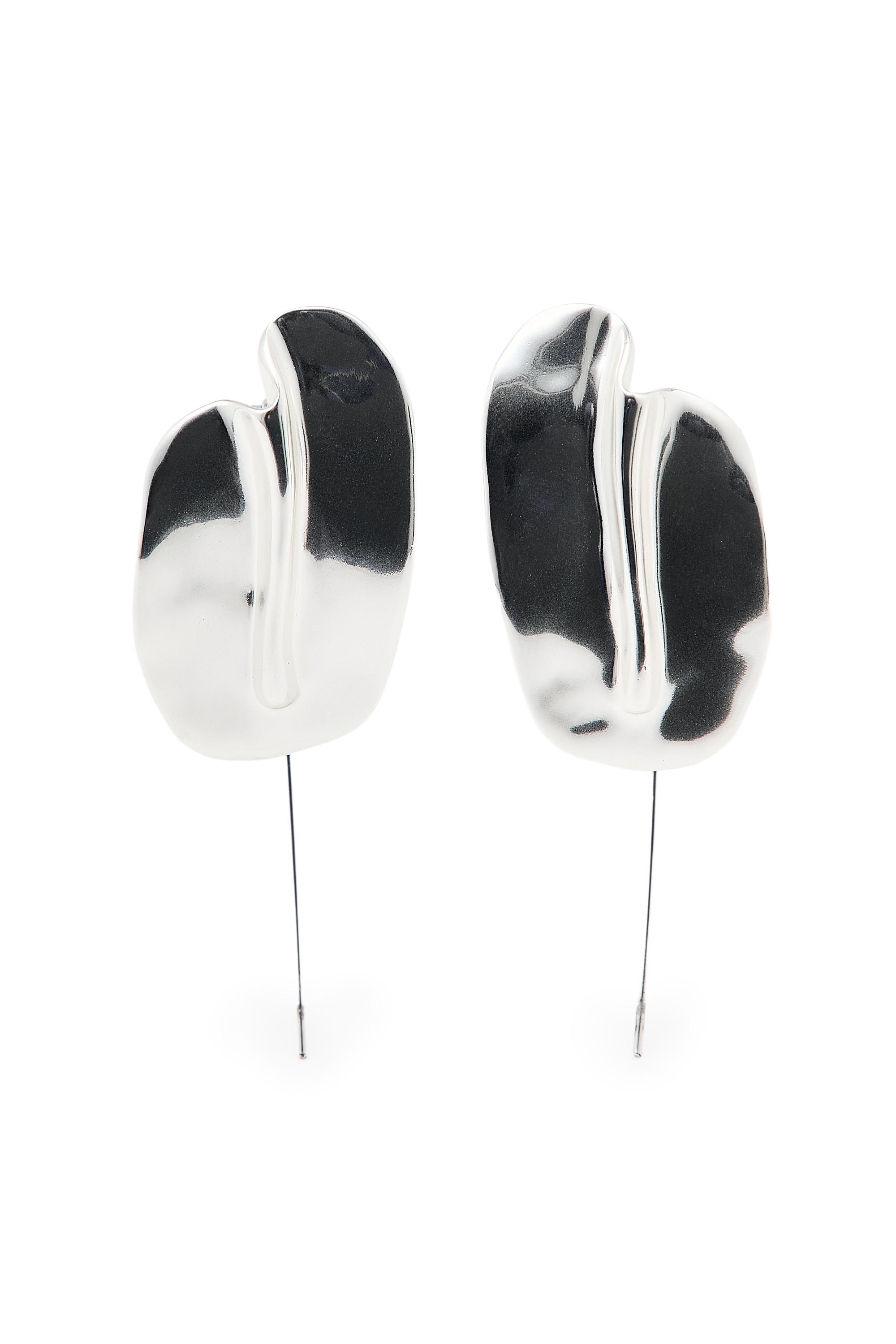 Dumpling earrings — SILVER
