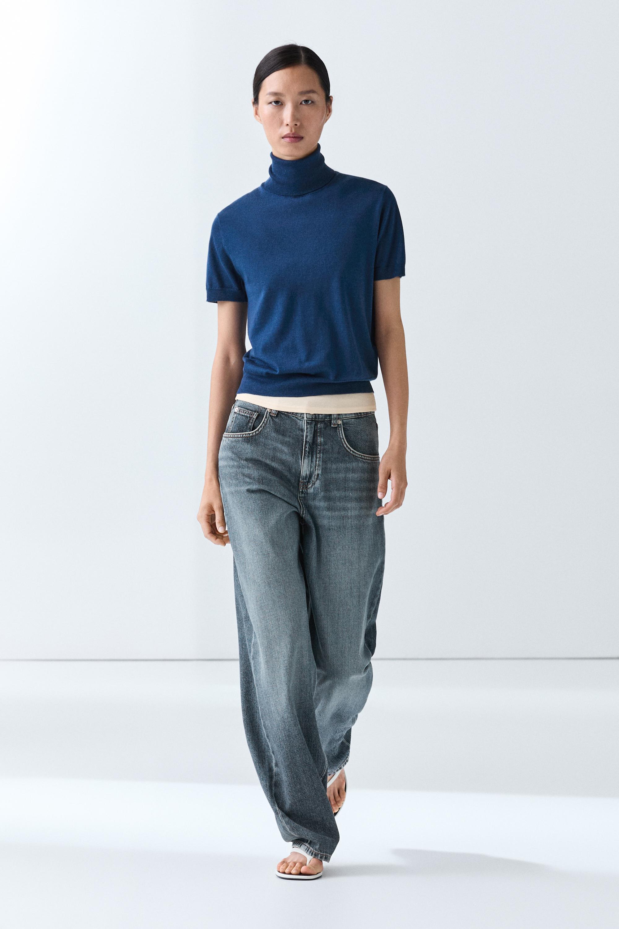 Wollpullover mit Rollkragen