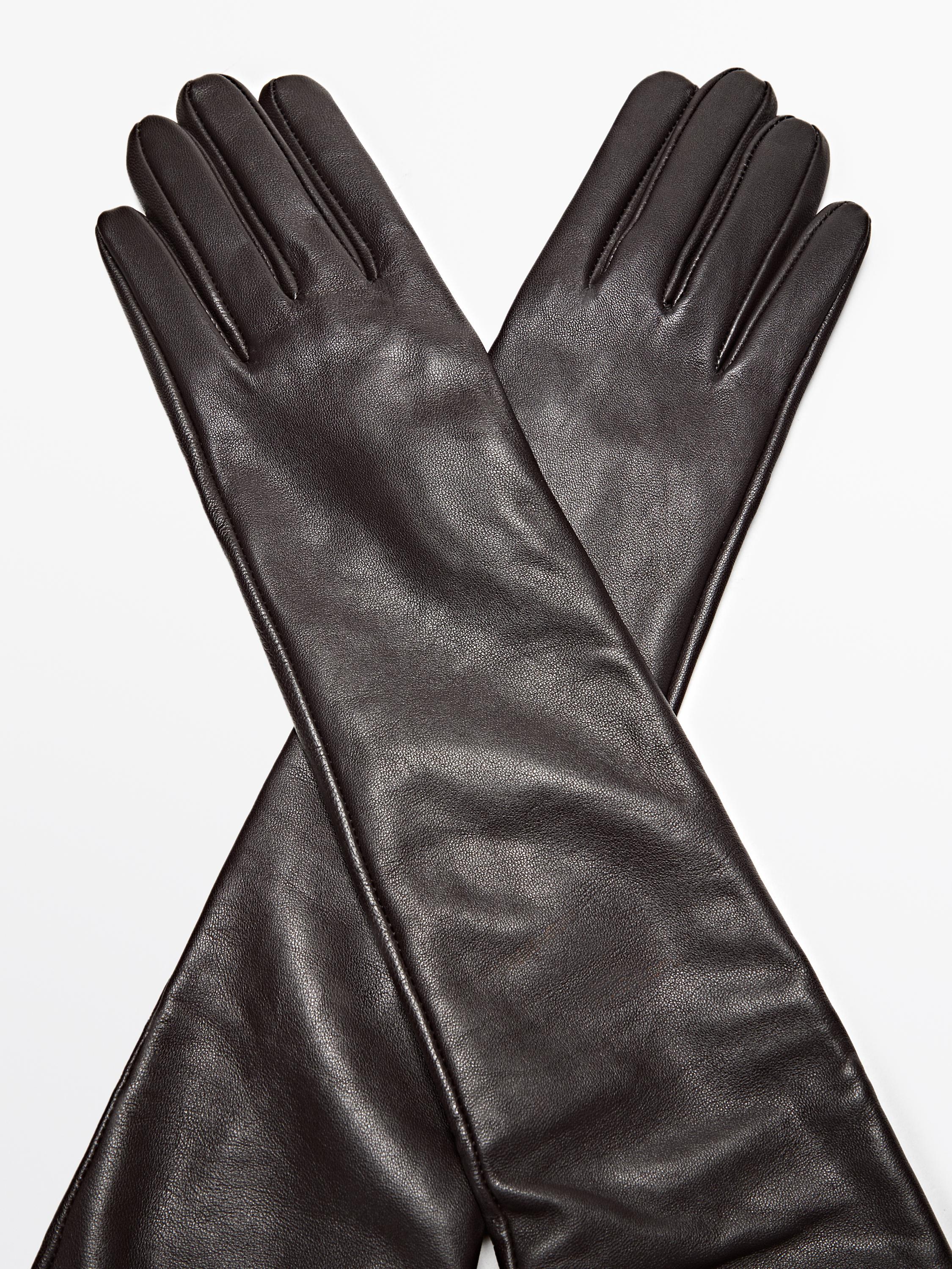 Long nappa leather gloves - LIMITED