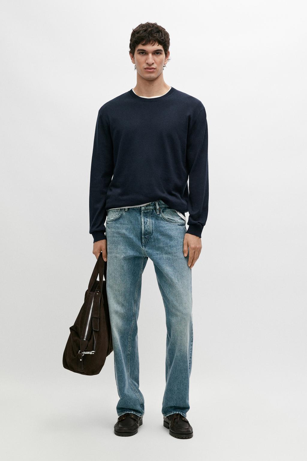 Massimo Dutti Pambıq qarışımlı trikotaj sviter