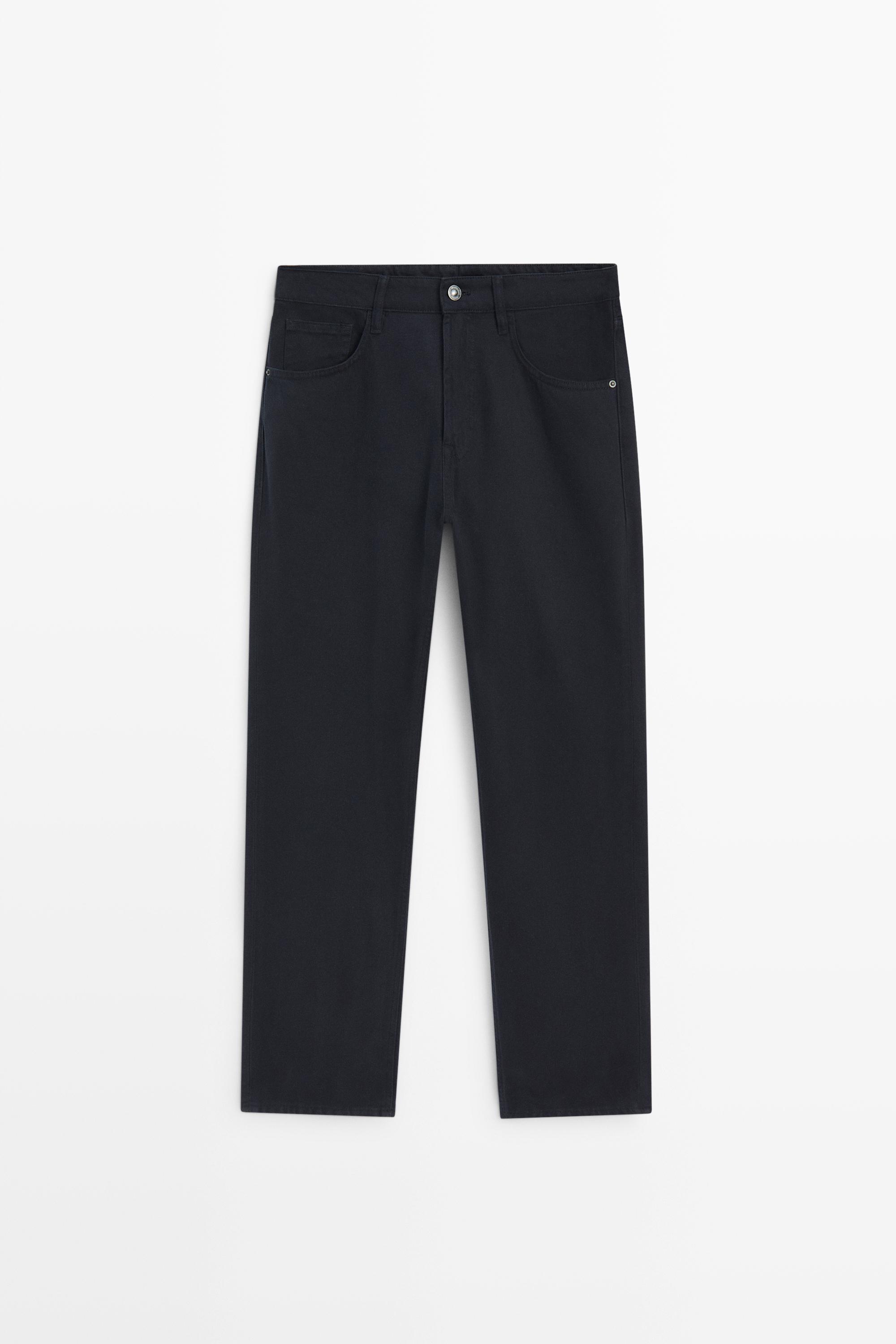 Pantalón tejanero tapered fit