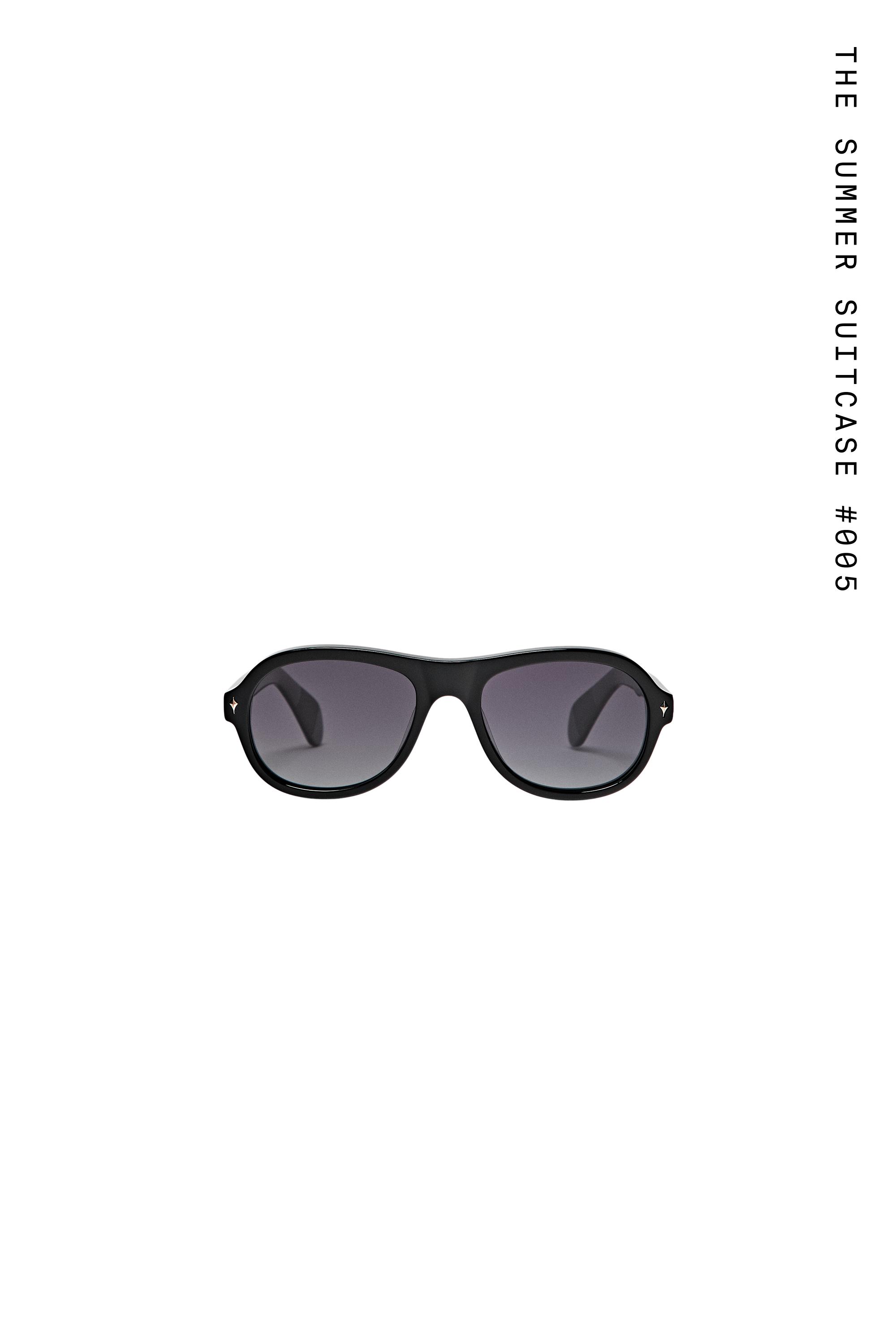 Aviator sunglasses — BLACK
