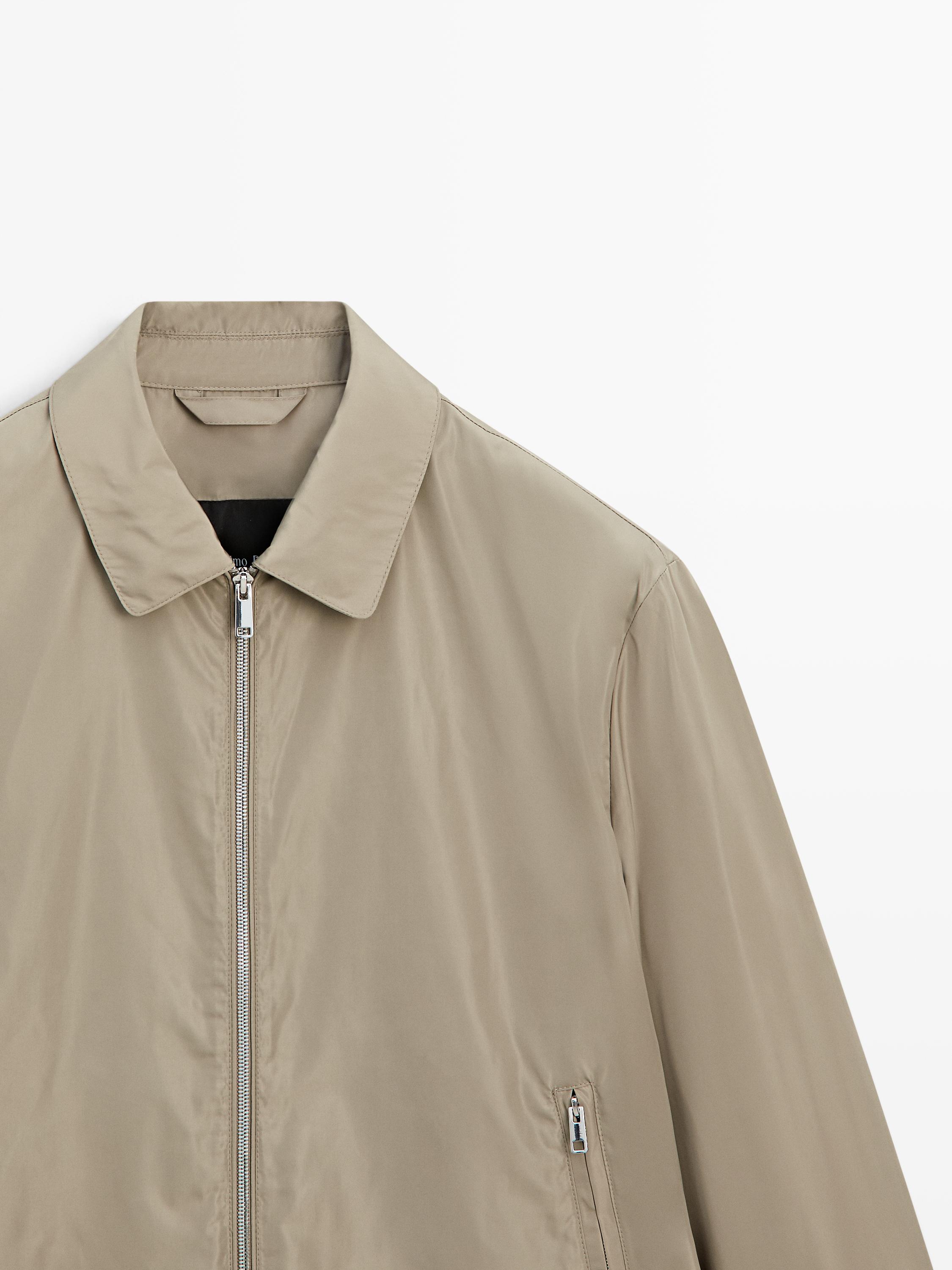 Short technical fabric jacket — MINK