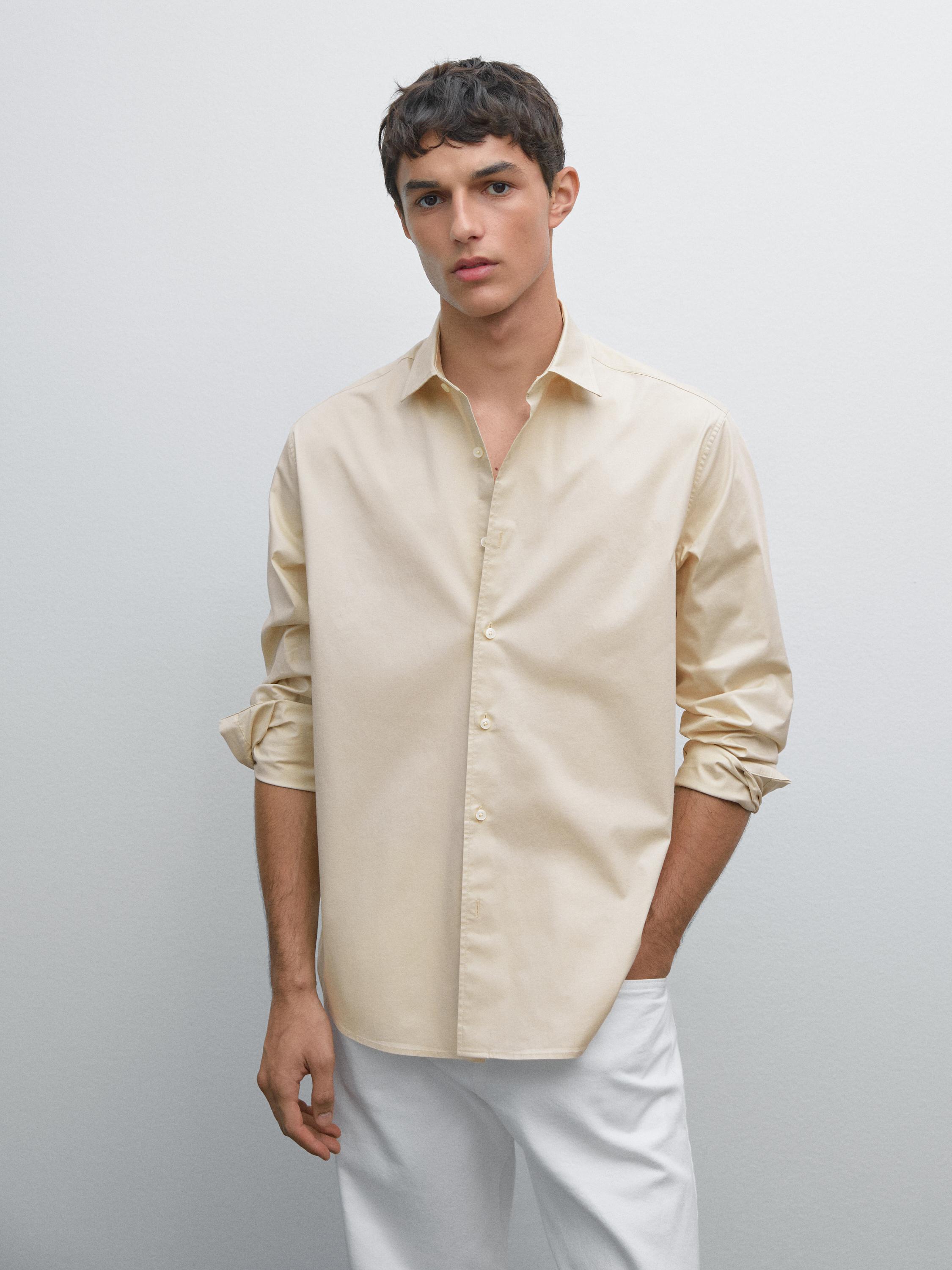 Camisa regular fit strech
