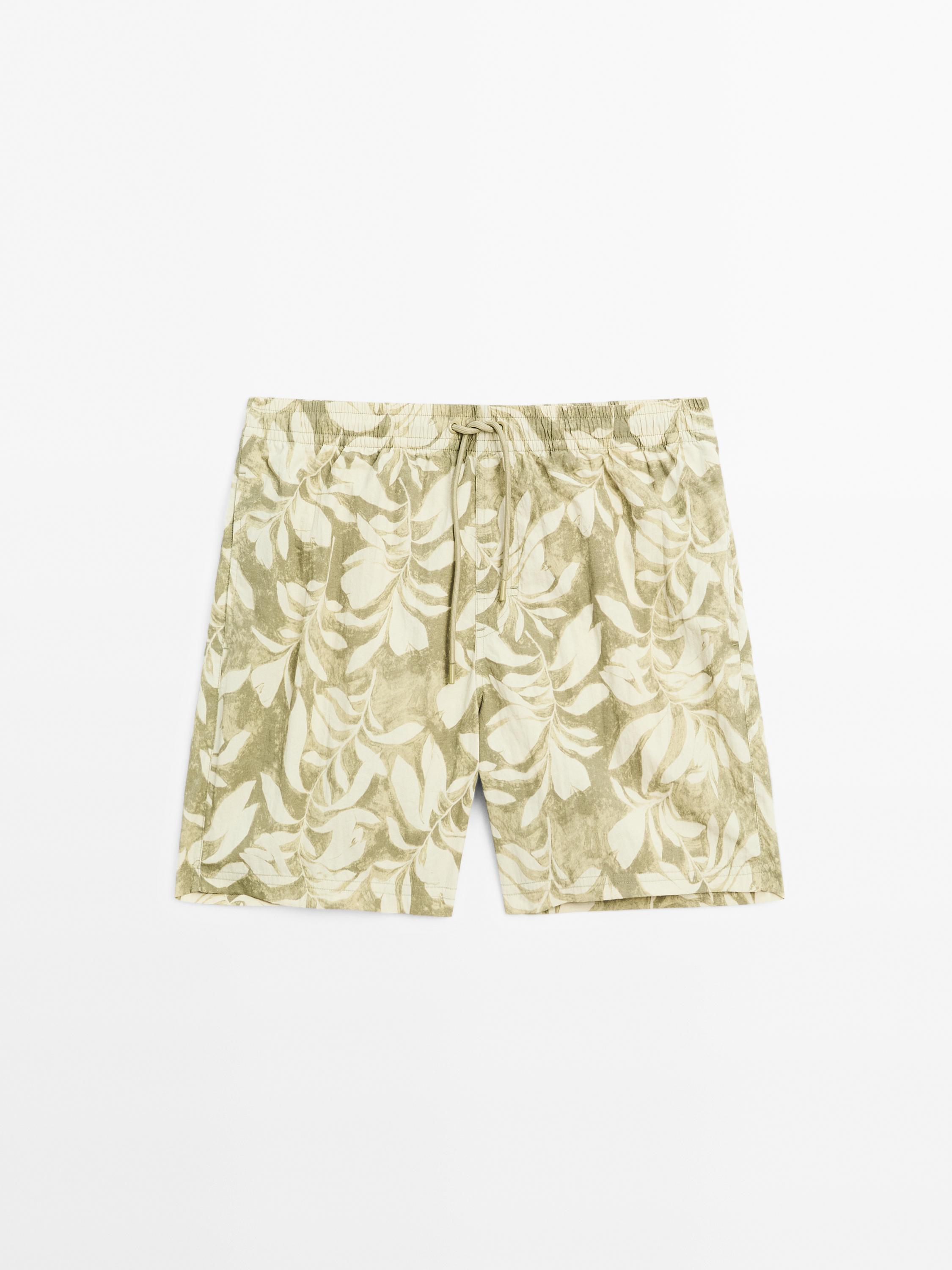 Bañador estampado regular fit