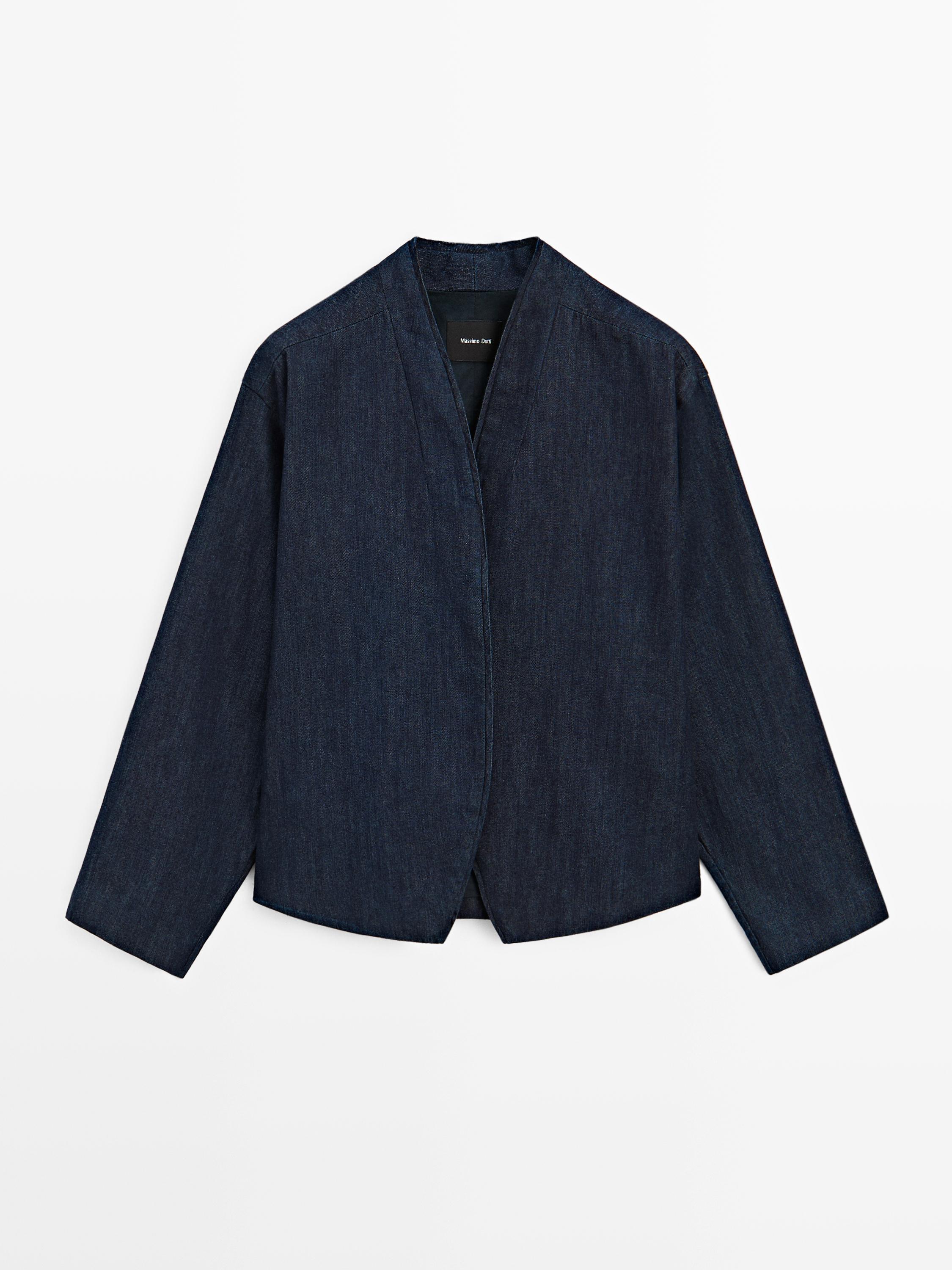 Kimono denim 100 % coton