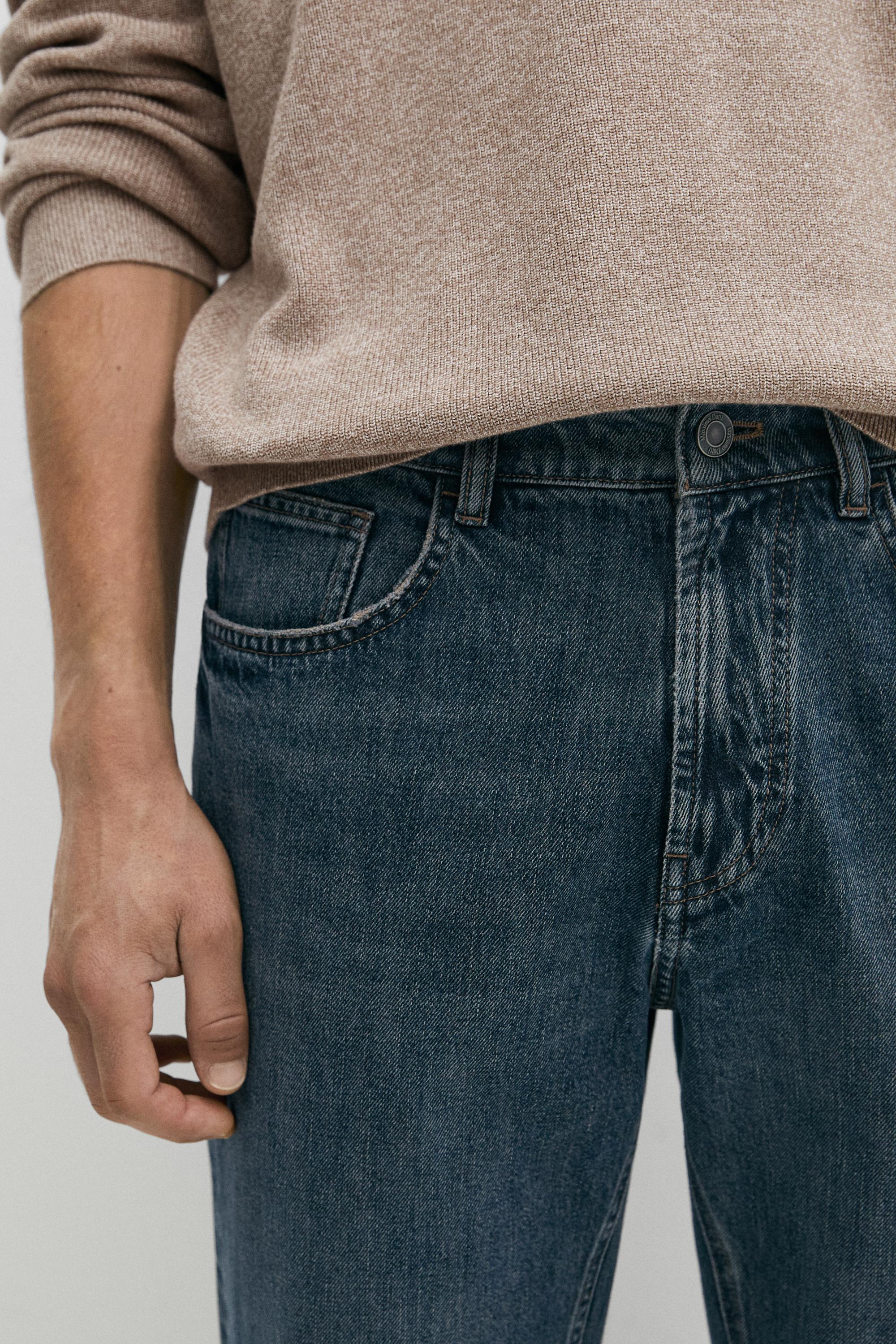 Tapered fit jeans — BLUE