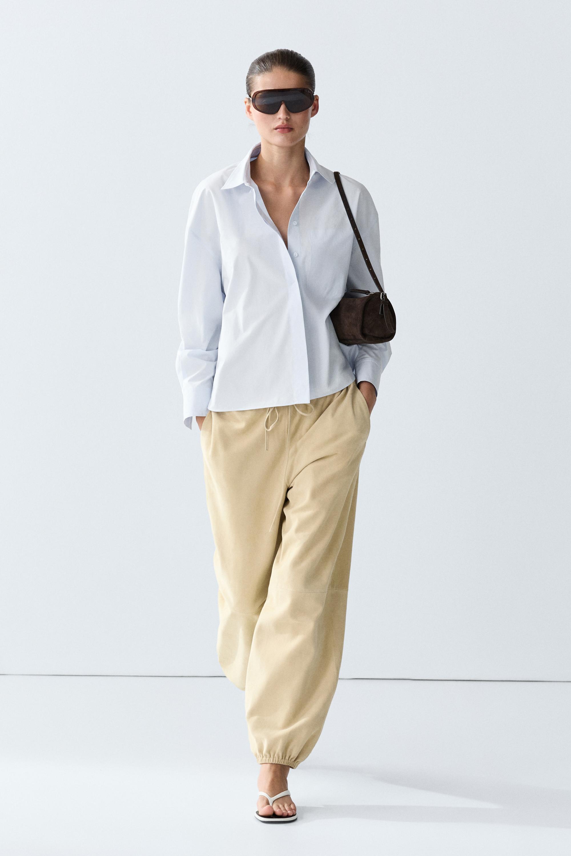 100% cotton shirt with pocket detail — SKY BLUE