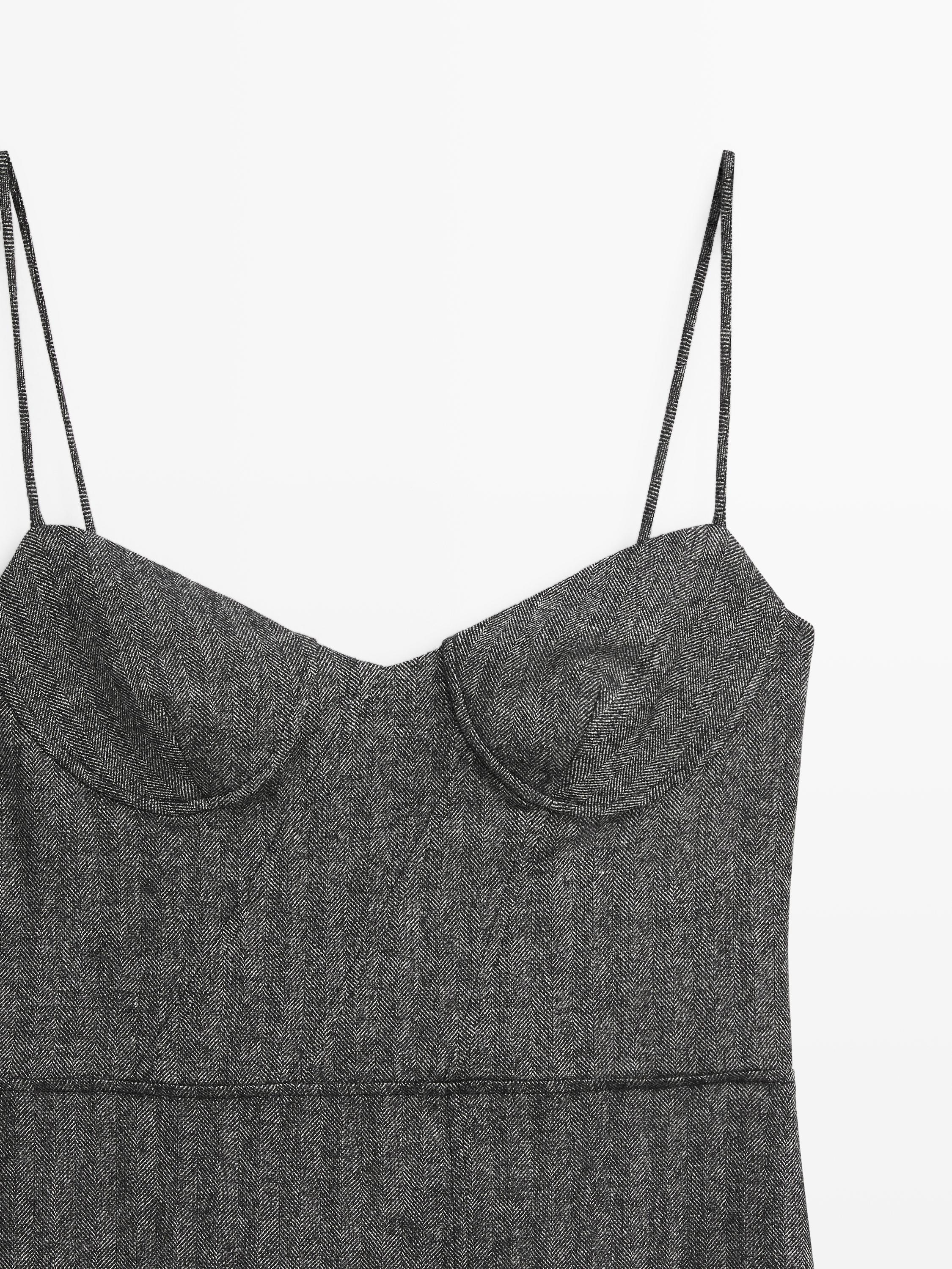 Fustan i shkurtër me rripa