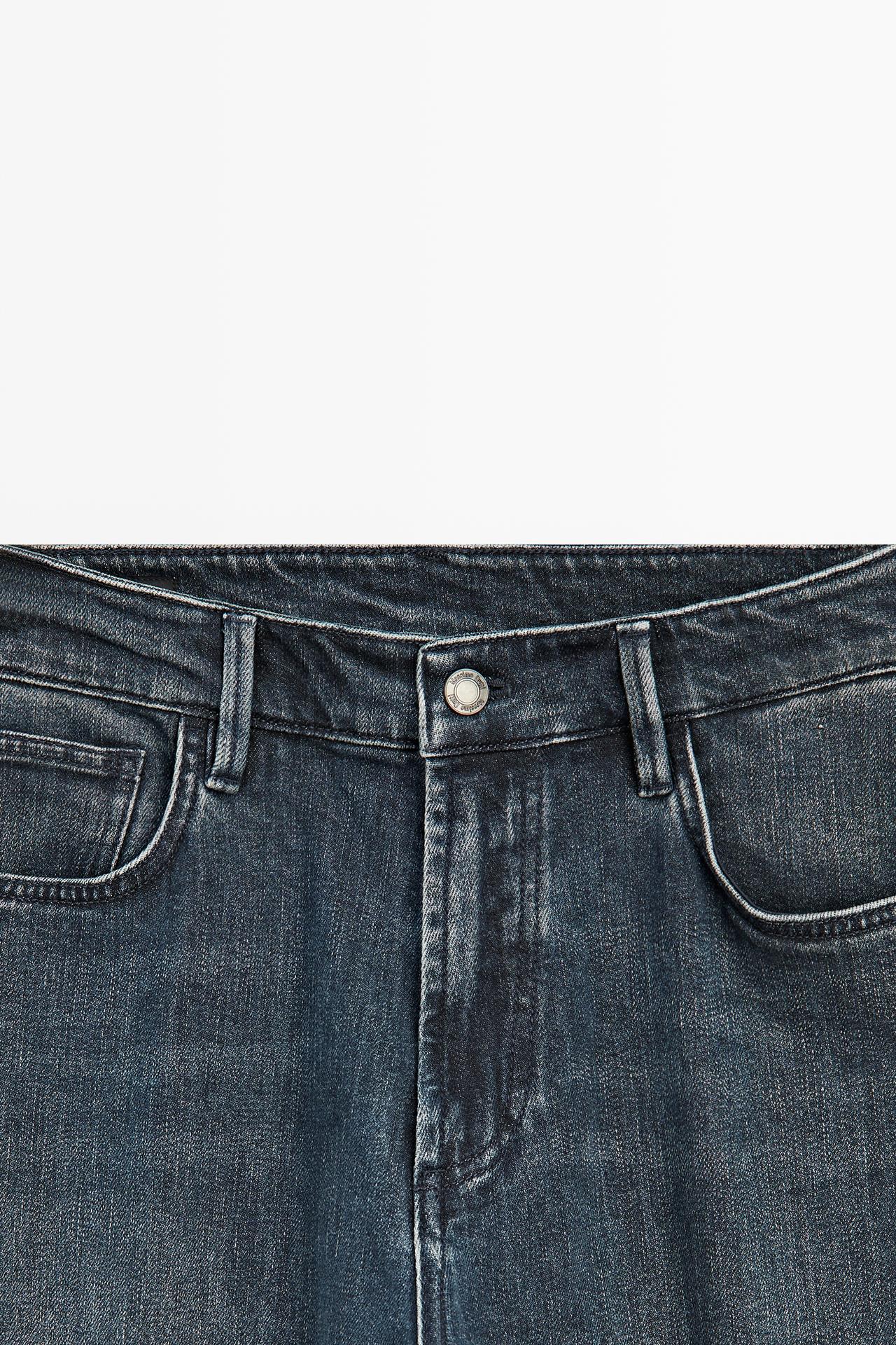 Enzymatic slim fit jeans — BLUE