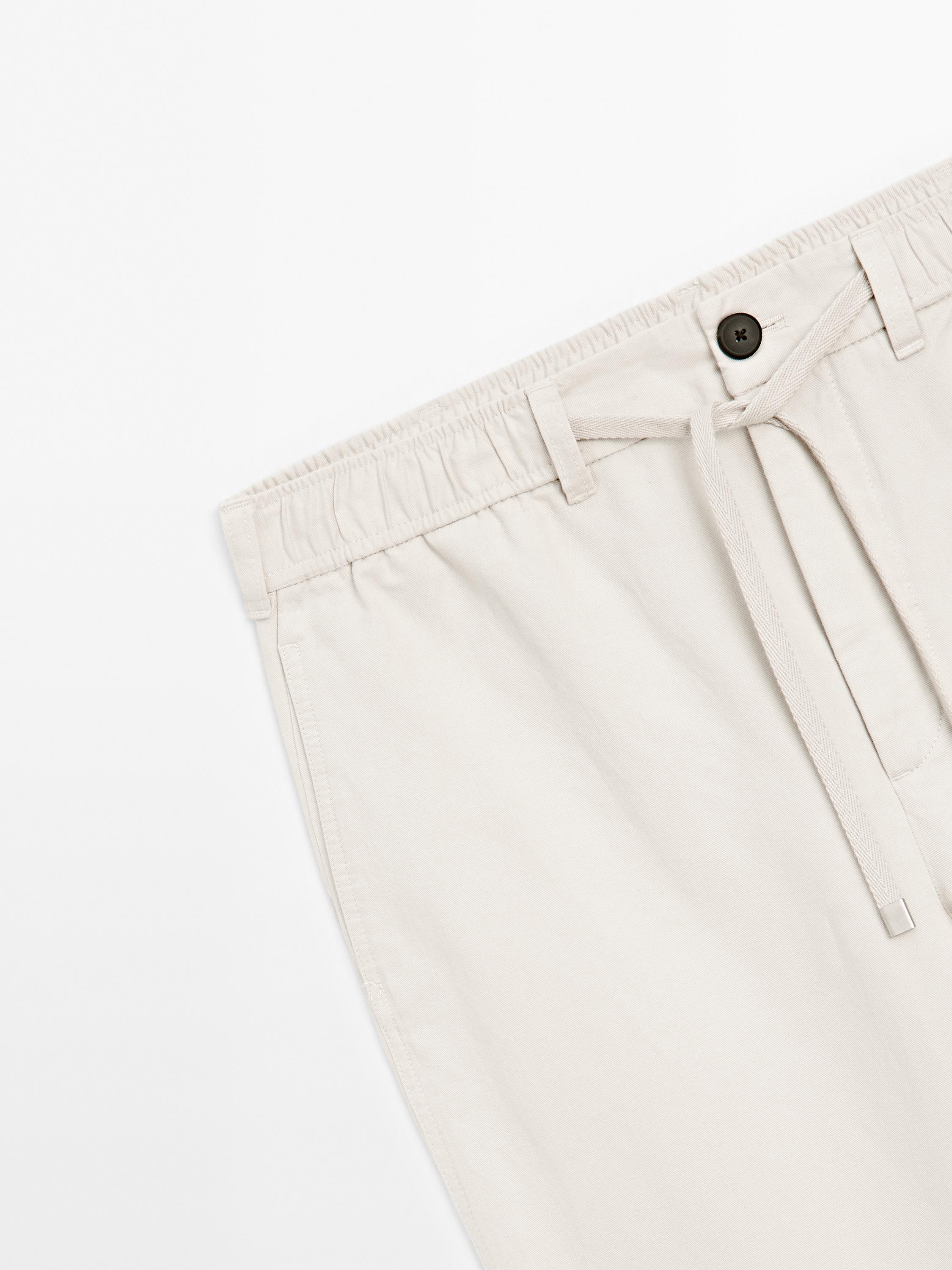Pantalón jogger mezcla algodón