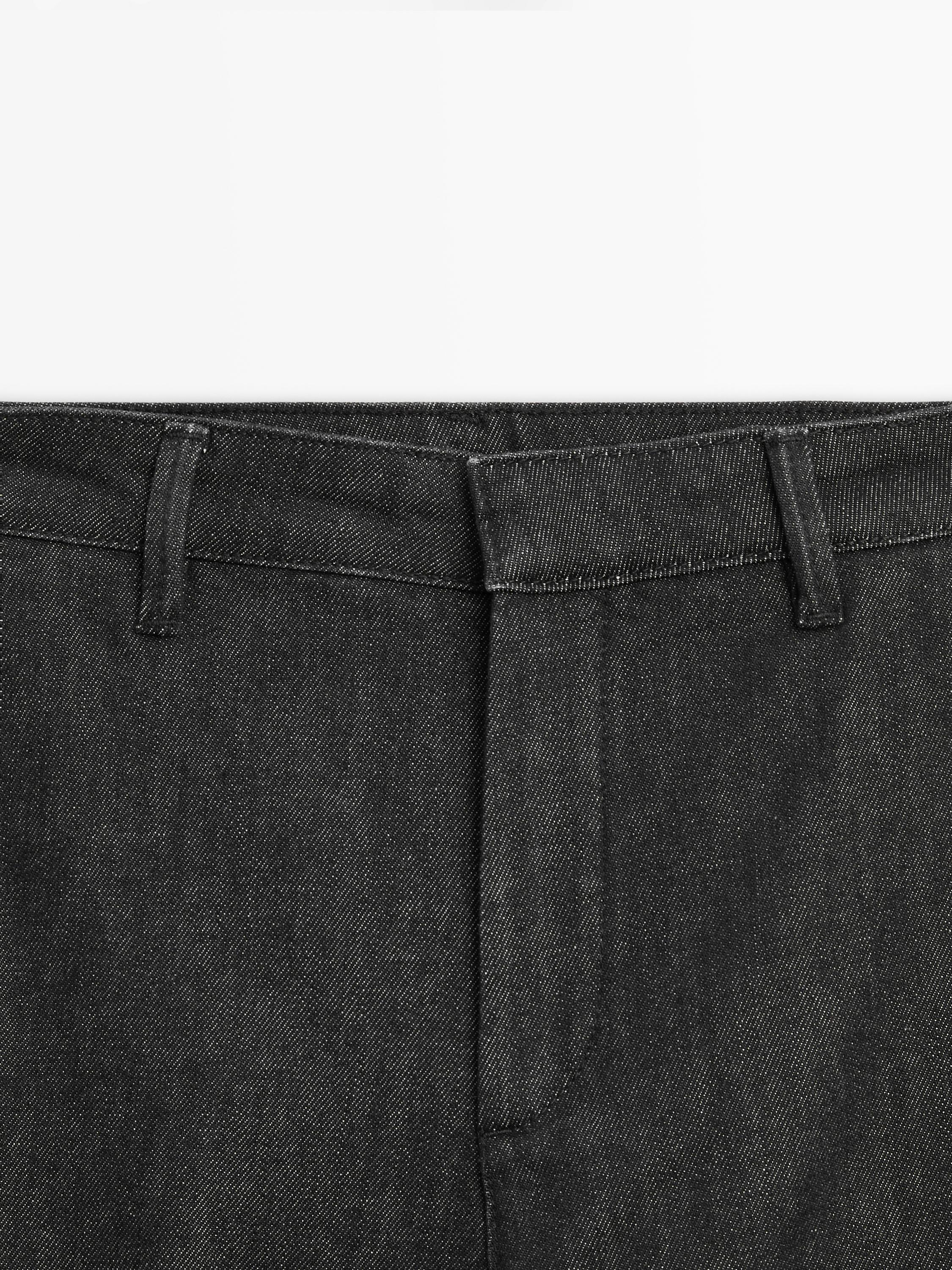 Mid-rise bell bottom jeans