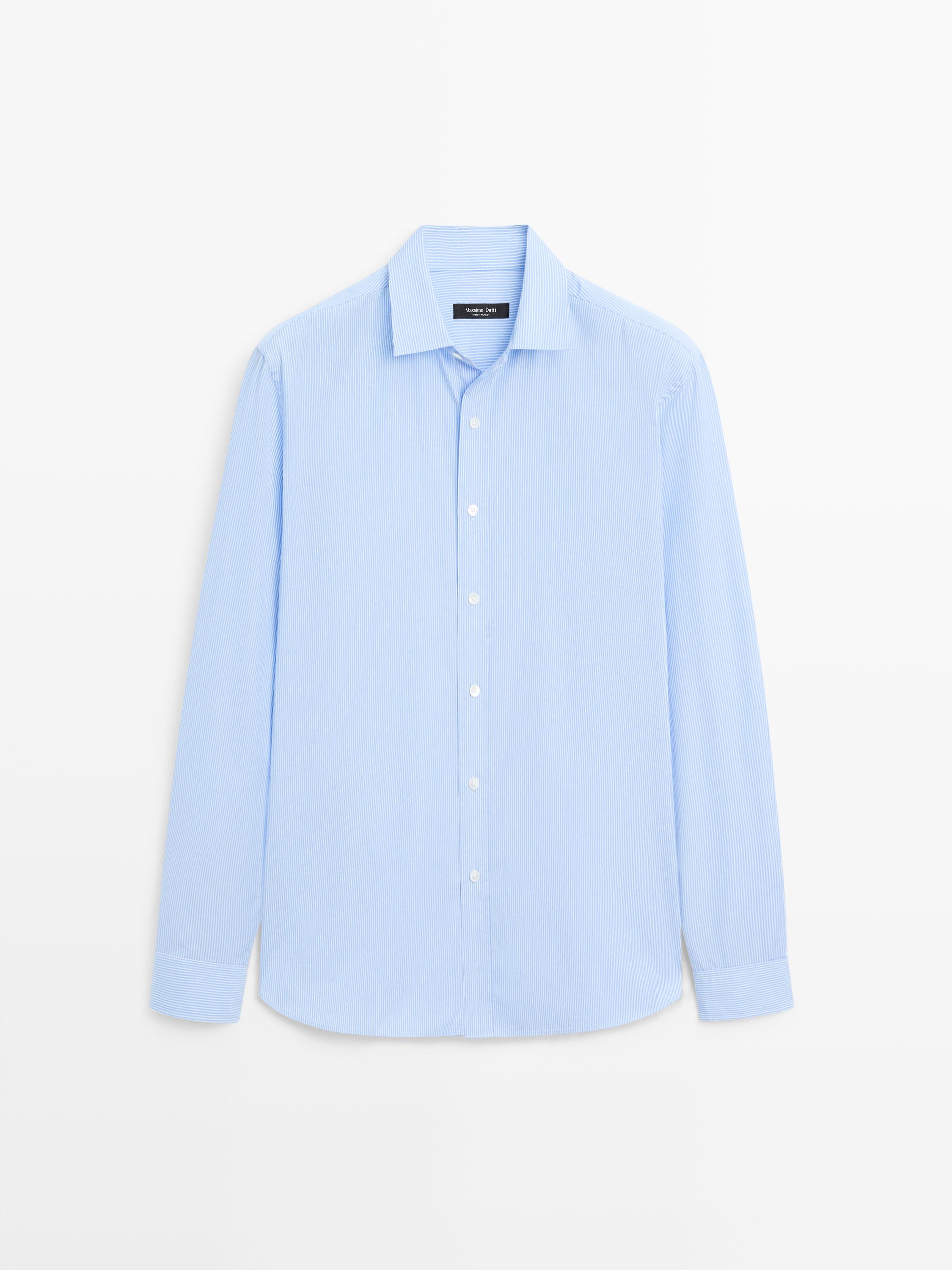 Regular fit striped shirt