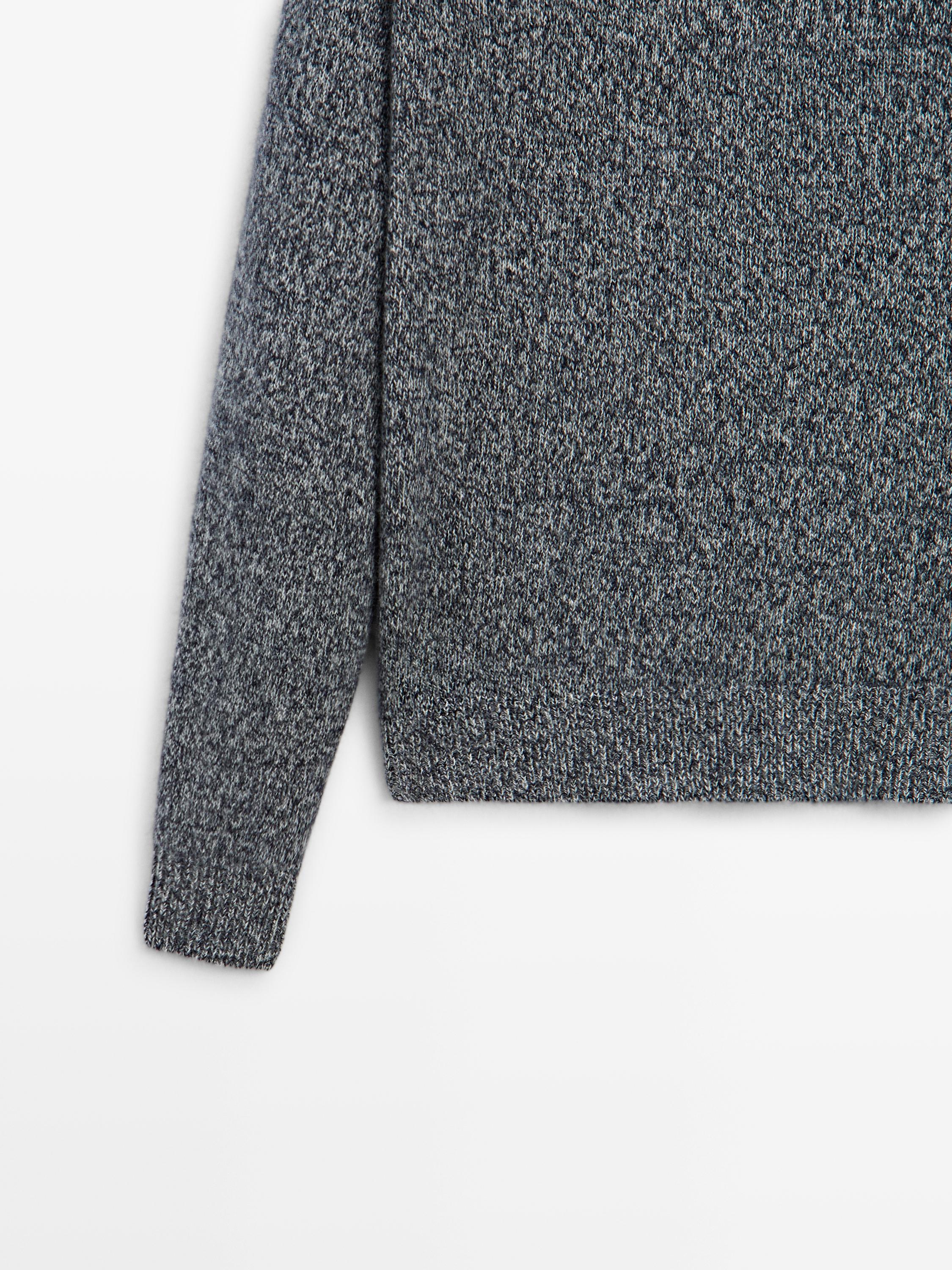 Pullover aus 100 % Kaschmir mit Rundausschnitt