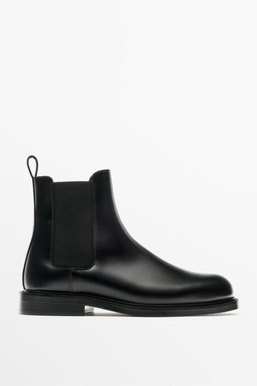 Chelsea boots leather — BLACK 1