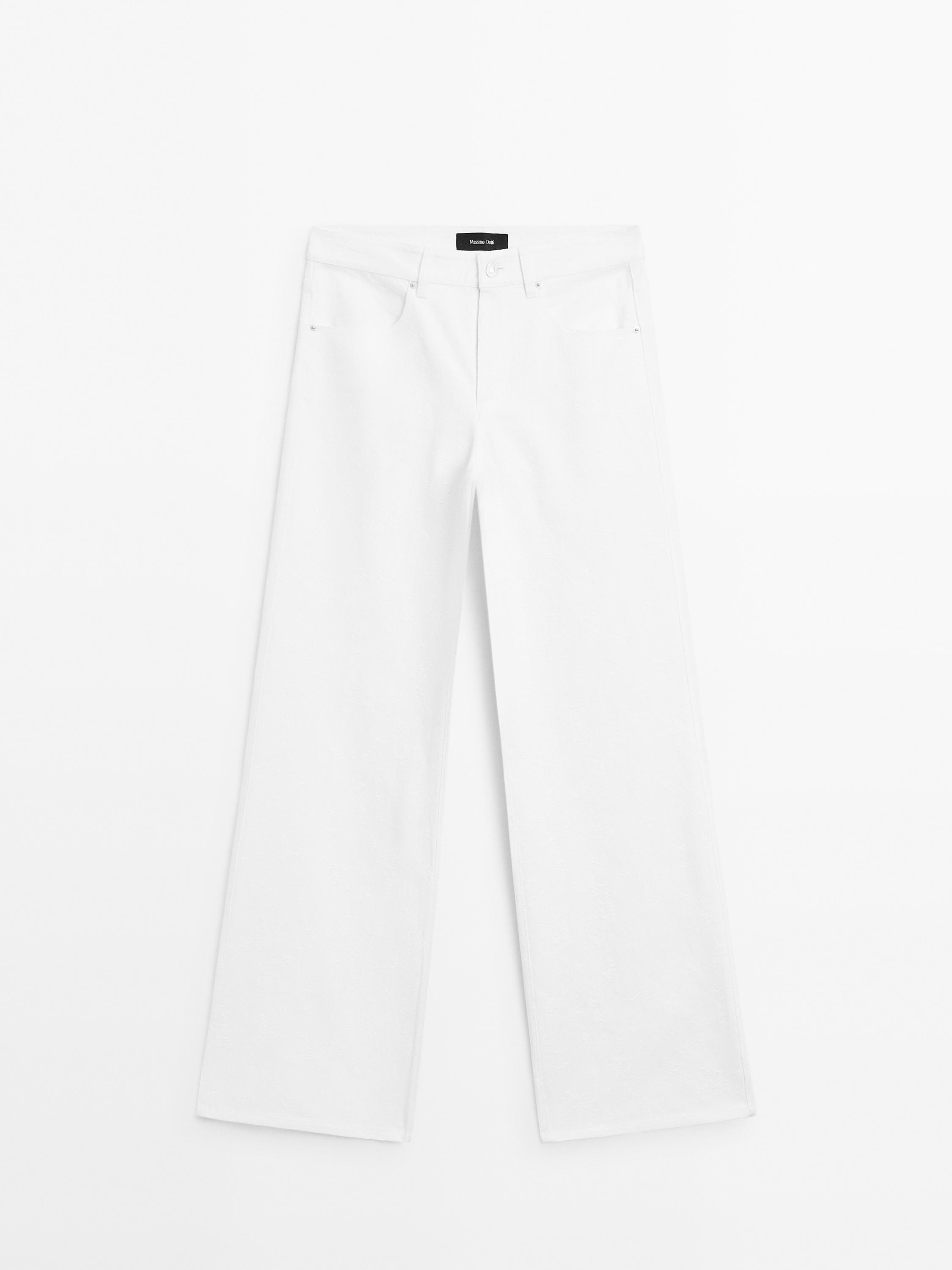 Tejan trousers with texture detail