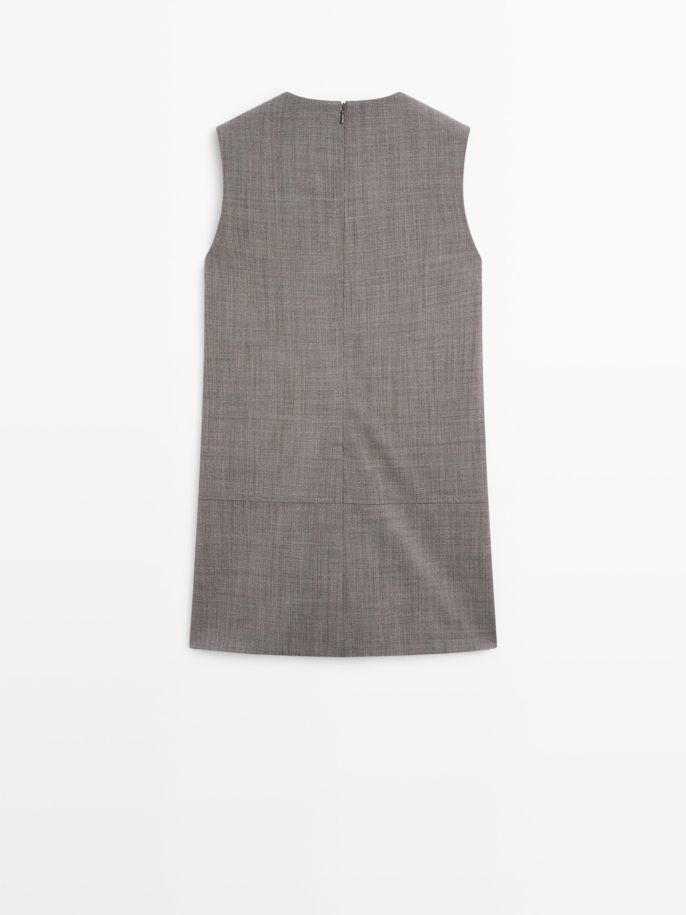 Robe courte chinée