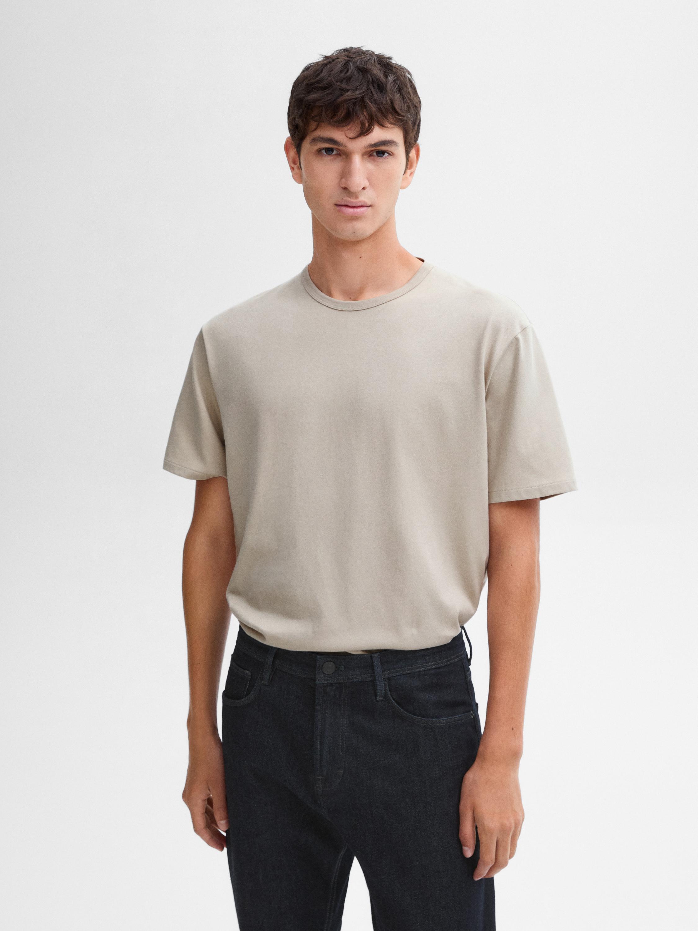 T-shirt 100 % coton à manches courtes