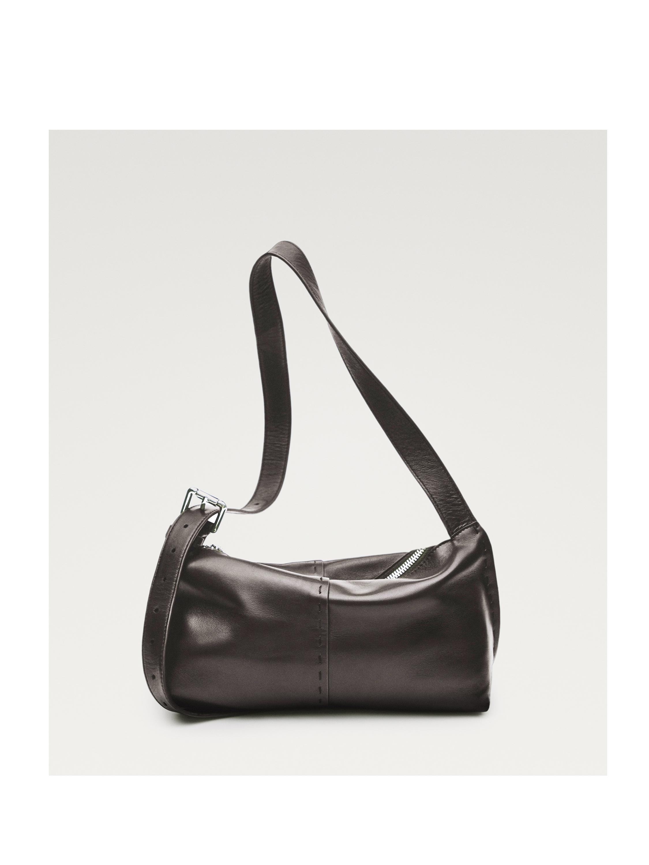 Nappa leather mini crossbody bag