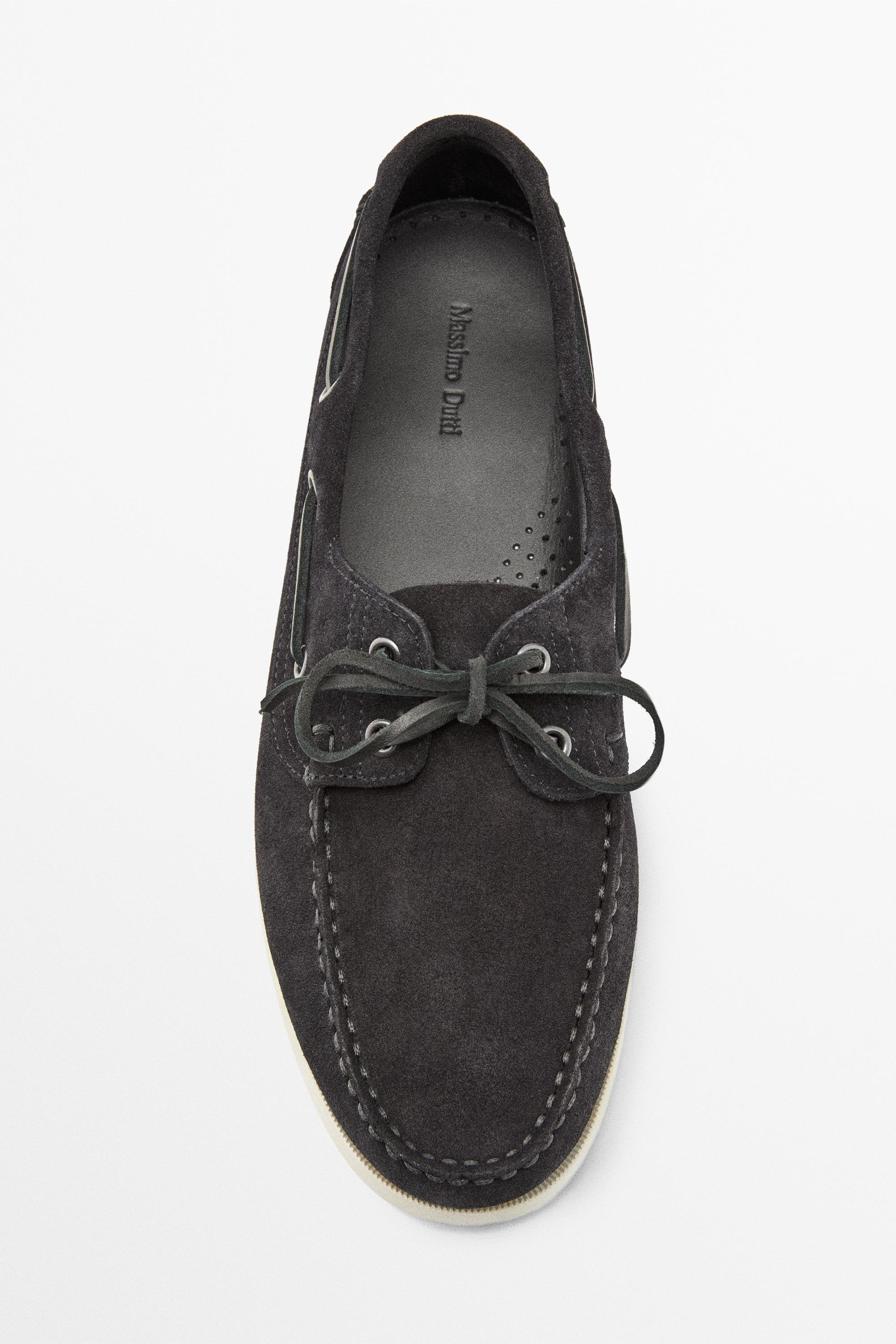 Chaussure bateau cuir