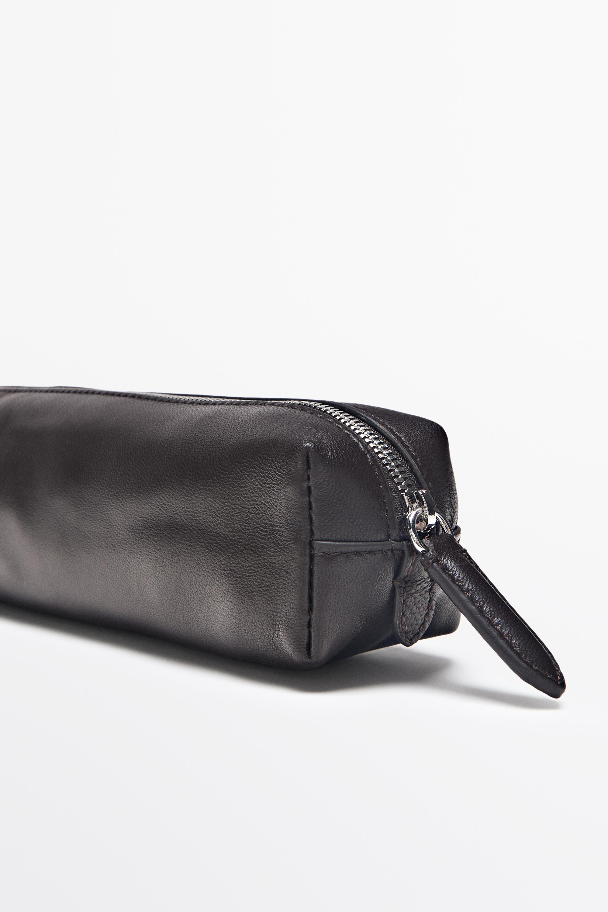 Nappa leather case — BROWN