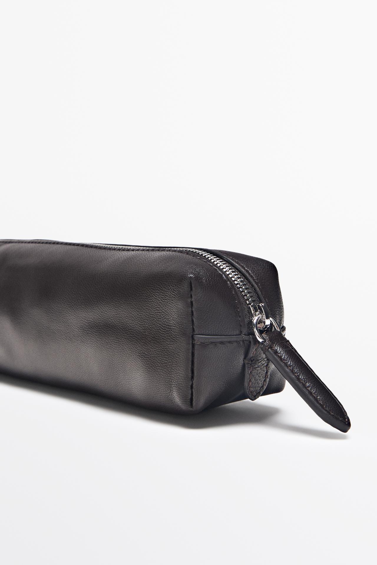 Nappa leather case — BROWN