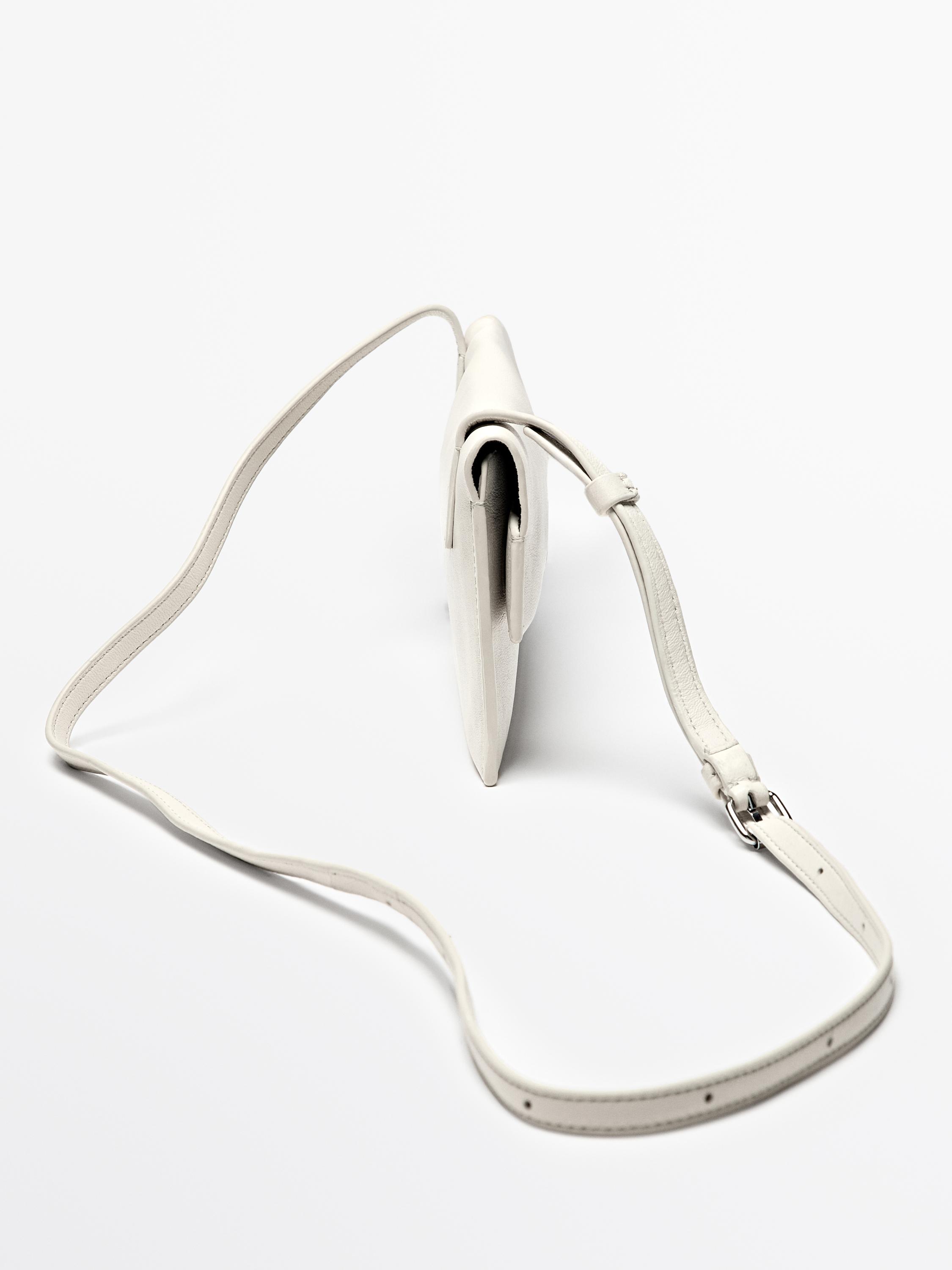 Nappa leather mini crossbody bag