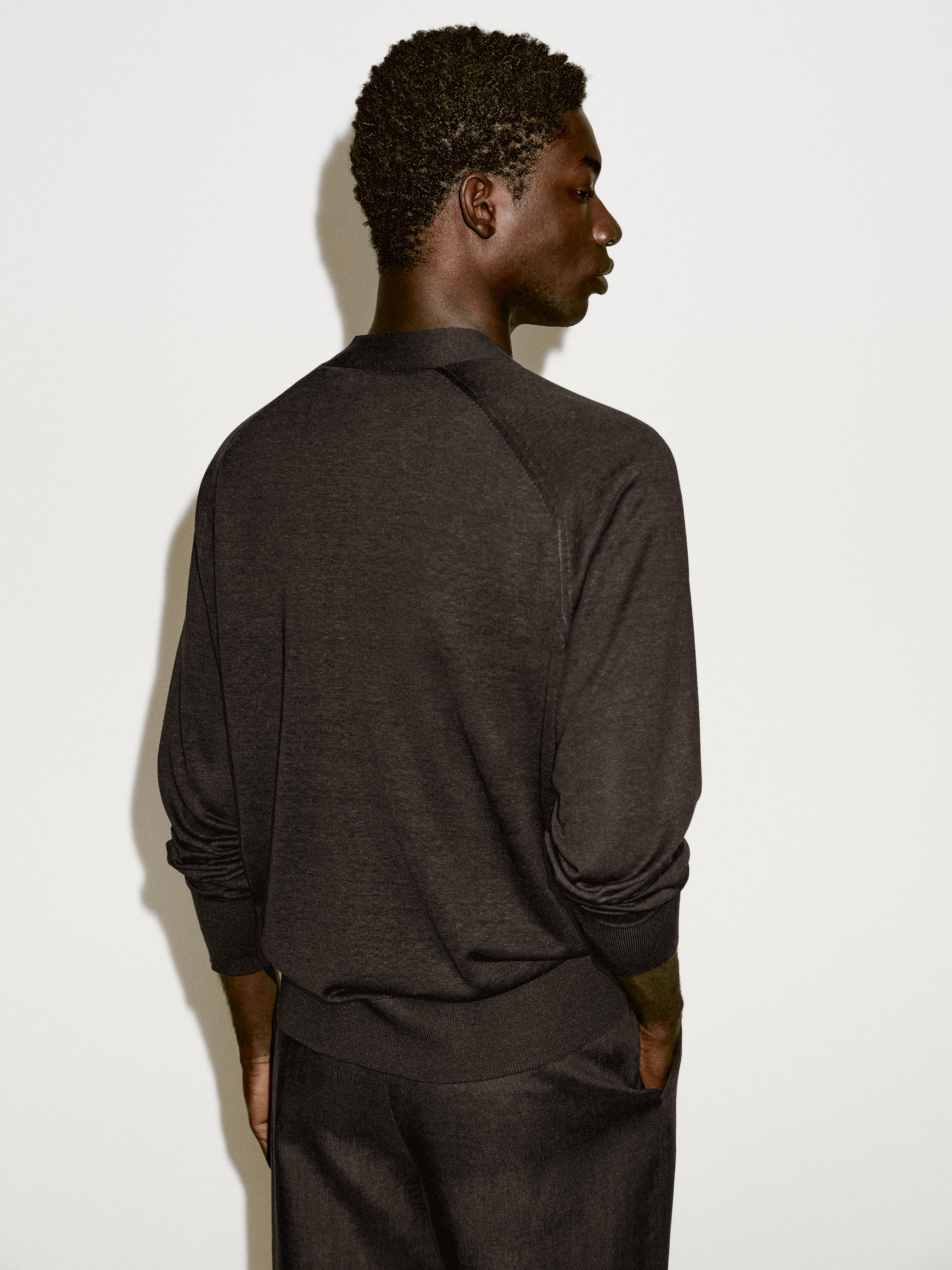 Mulberry silk blend knit cardigan - Limited Edition