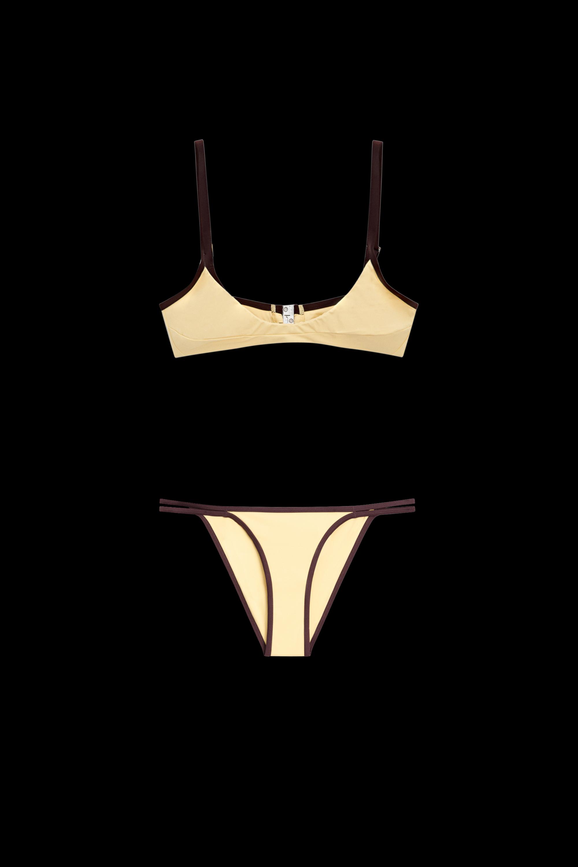 Contrast bikini top — Vanilla