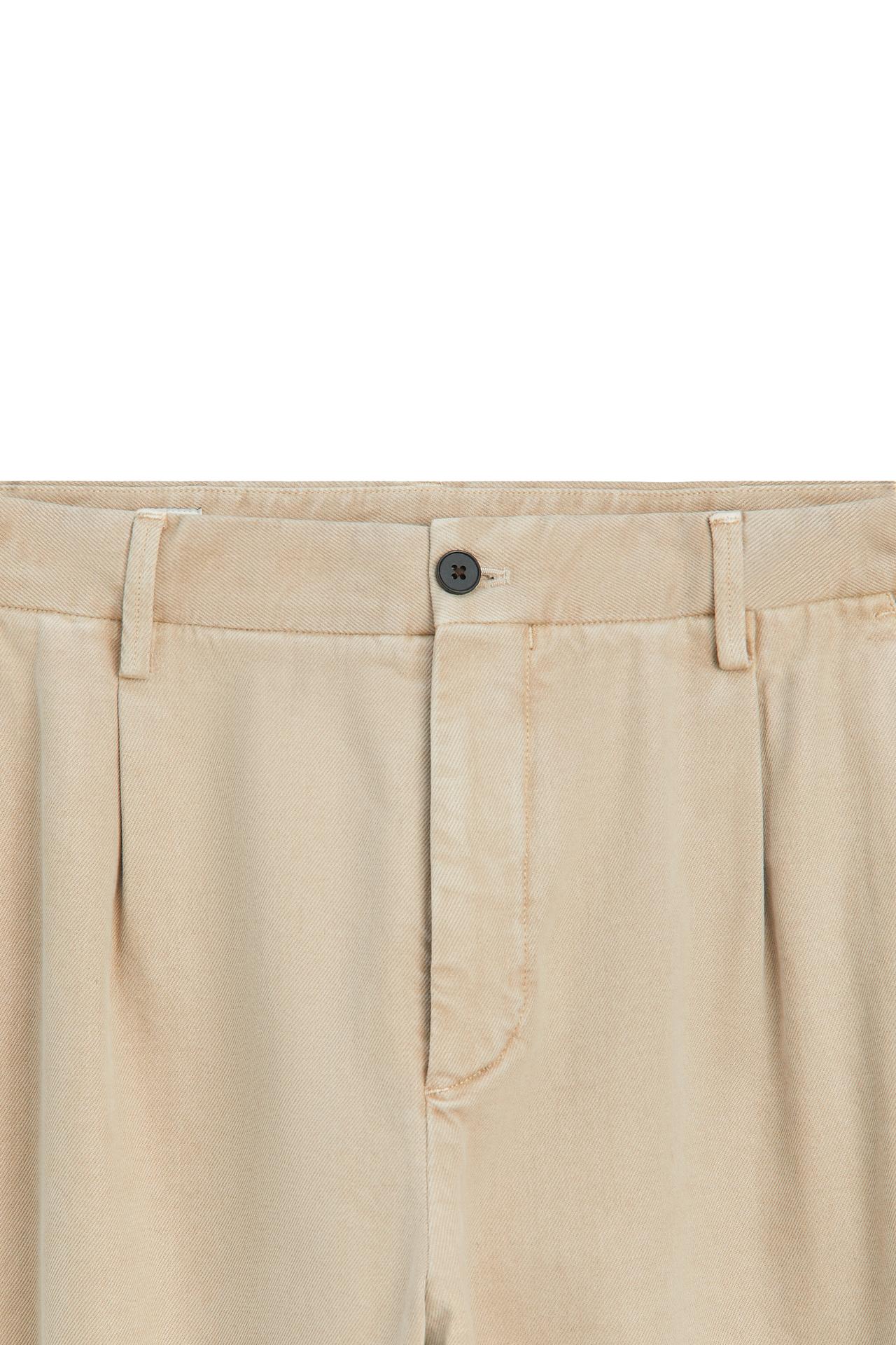 Denim-effect pants with darts - LIMITED EDITION — OCHRE